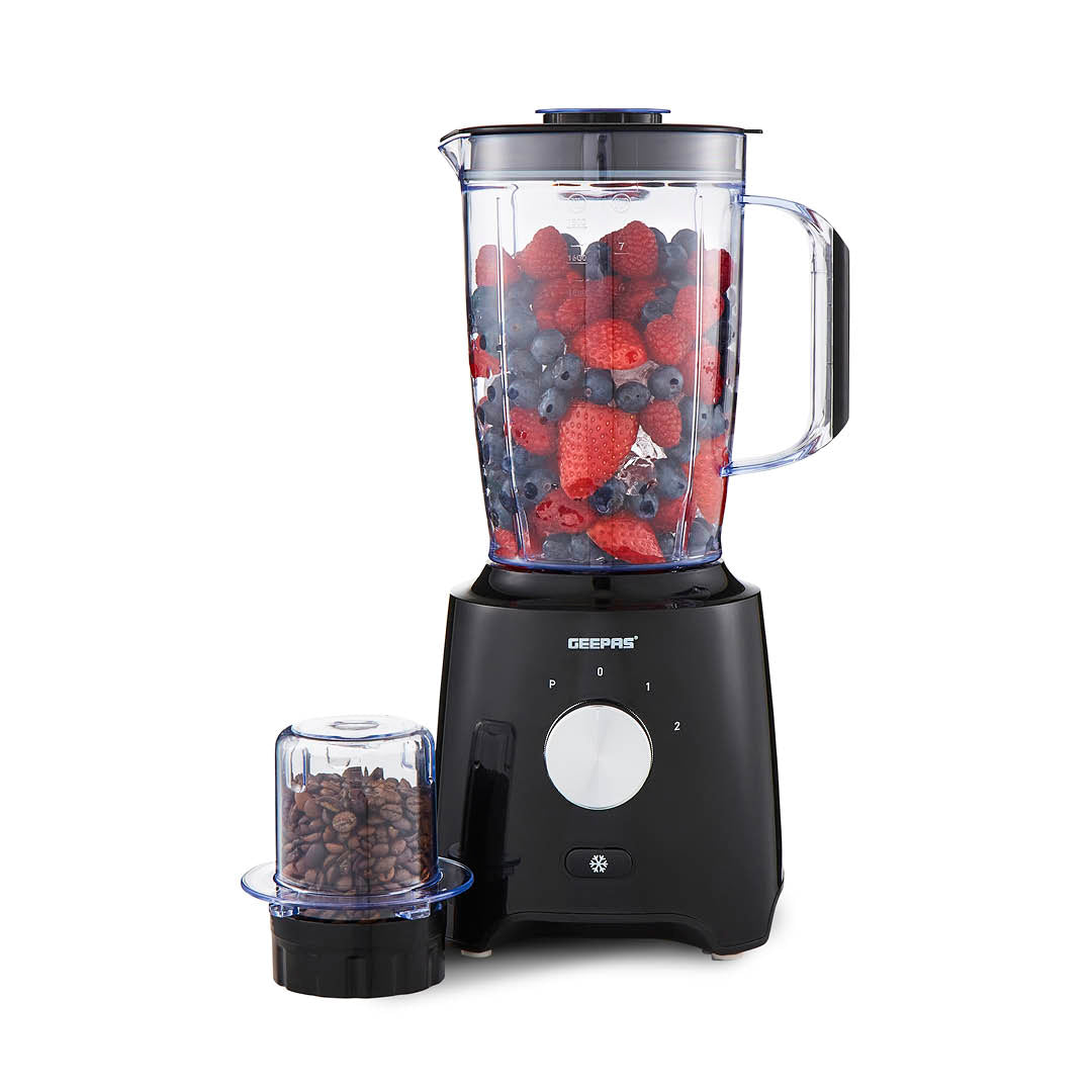 Black 600W Electric Jug Blender With Stainless Steel Blades