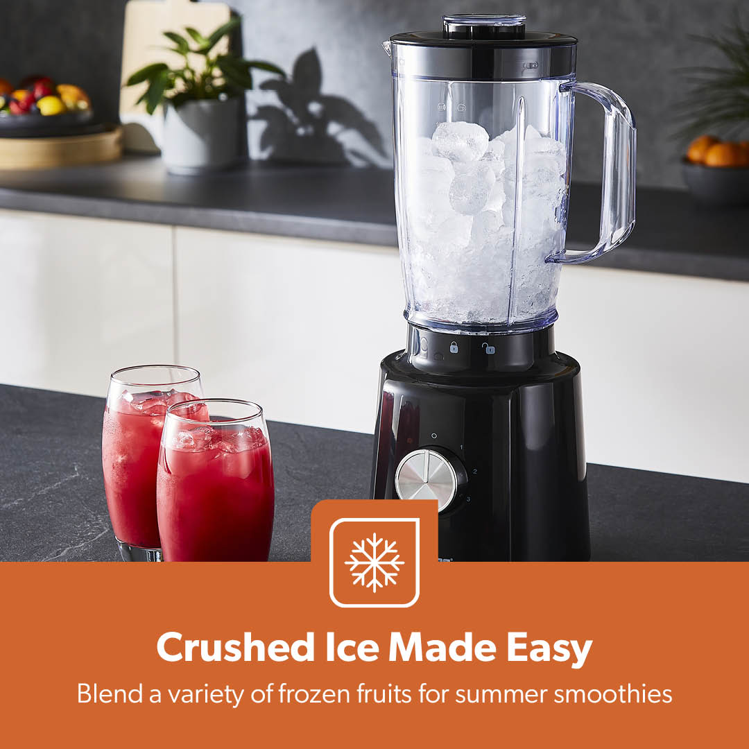 2-In-1 High-Speed 1.6L Jug Blender and Smoothie Maker