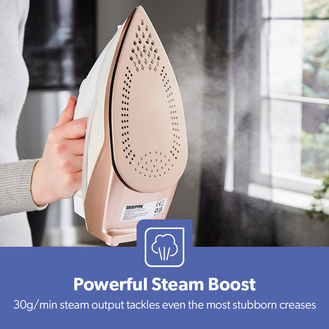 2-In-1 Self-Cleaning Cored and Cordless Steam Iron