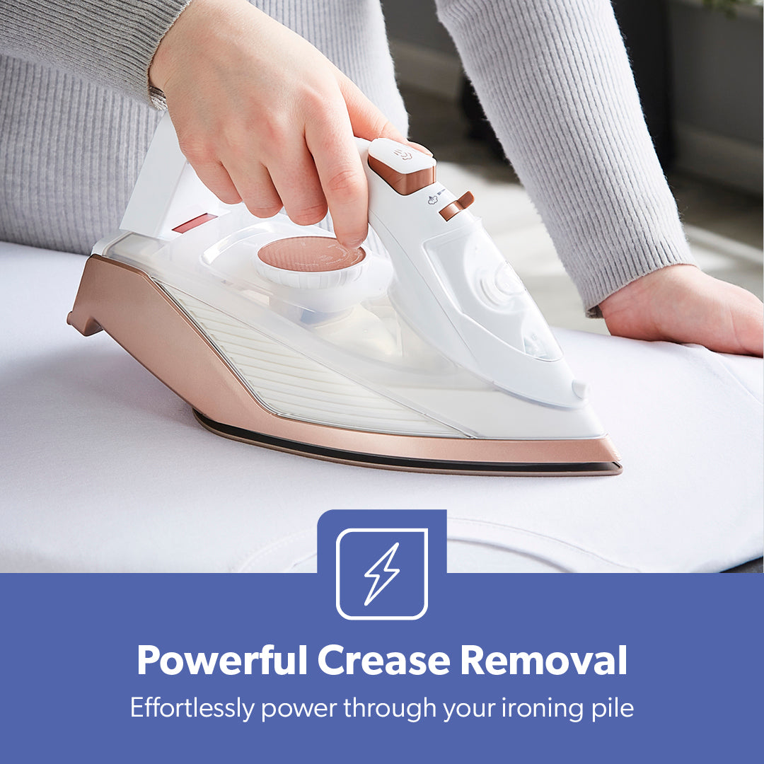 2-In-1 Self-Cleaning Cored and Cordless Steam Iron
