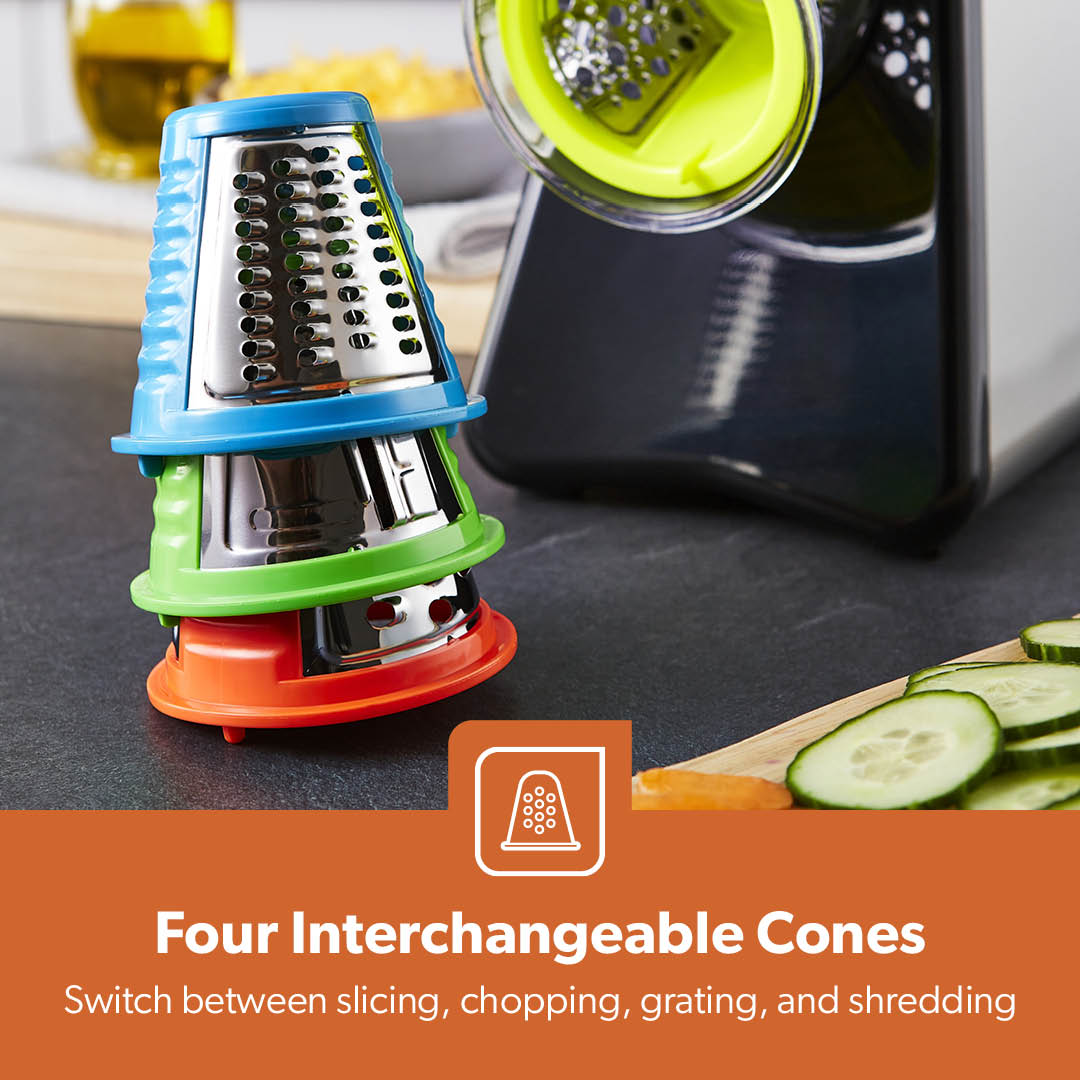 4-In-1 Multifunctional Salad Maker, Electric Grater and Food Processor