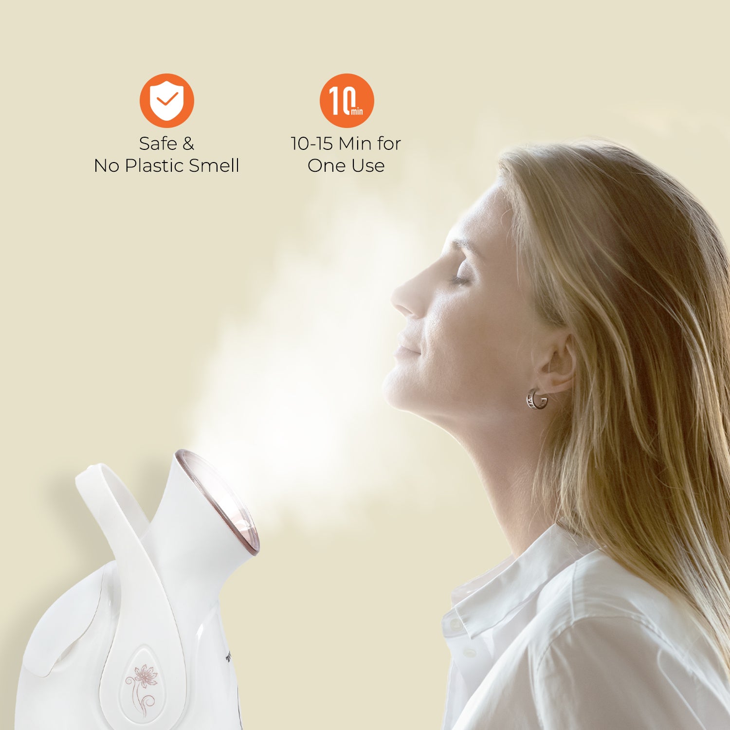 Facial Steamer Mist Humidifier Atomizer and Sauna Inhaler