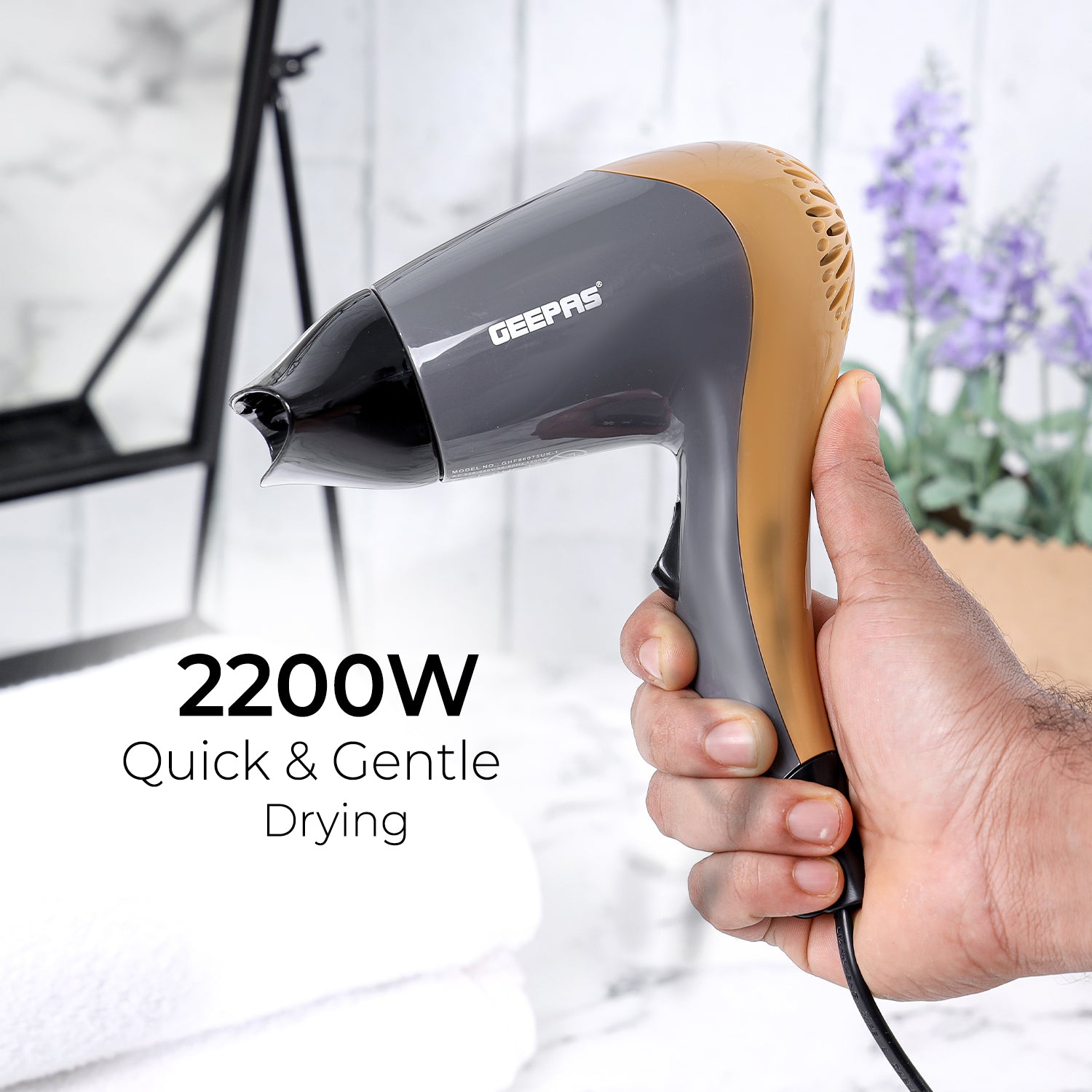 2-in-1 Hair Dryer & Hair Straightener Travel Gift Set