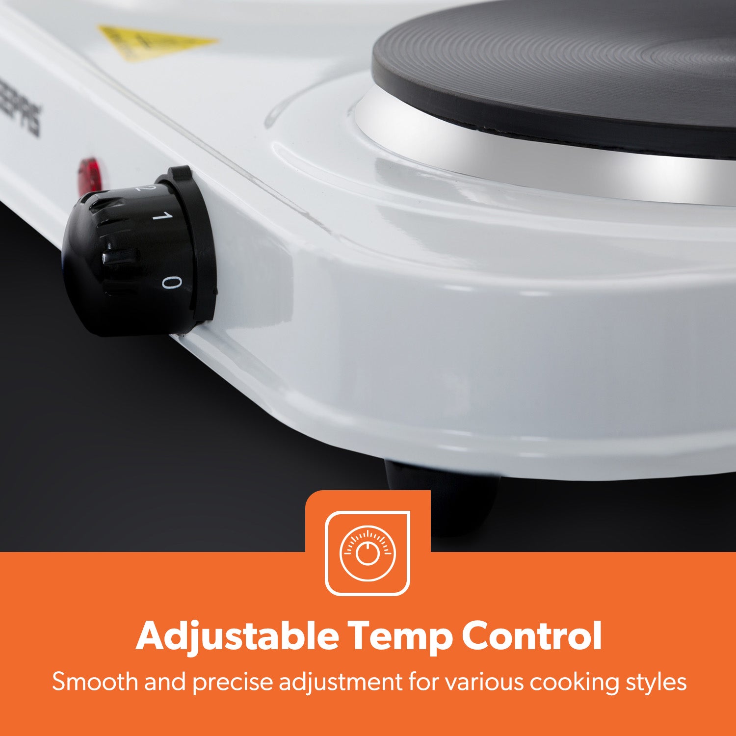 2000W Universal Electric Countertop Double Hot Plate