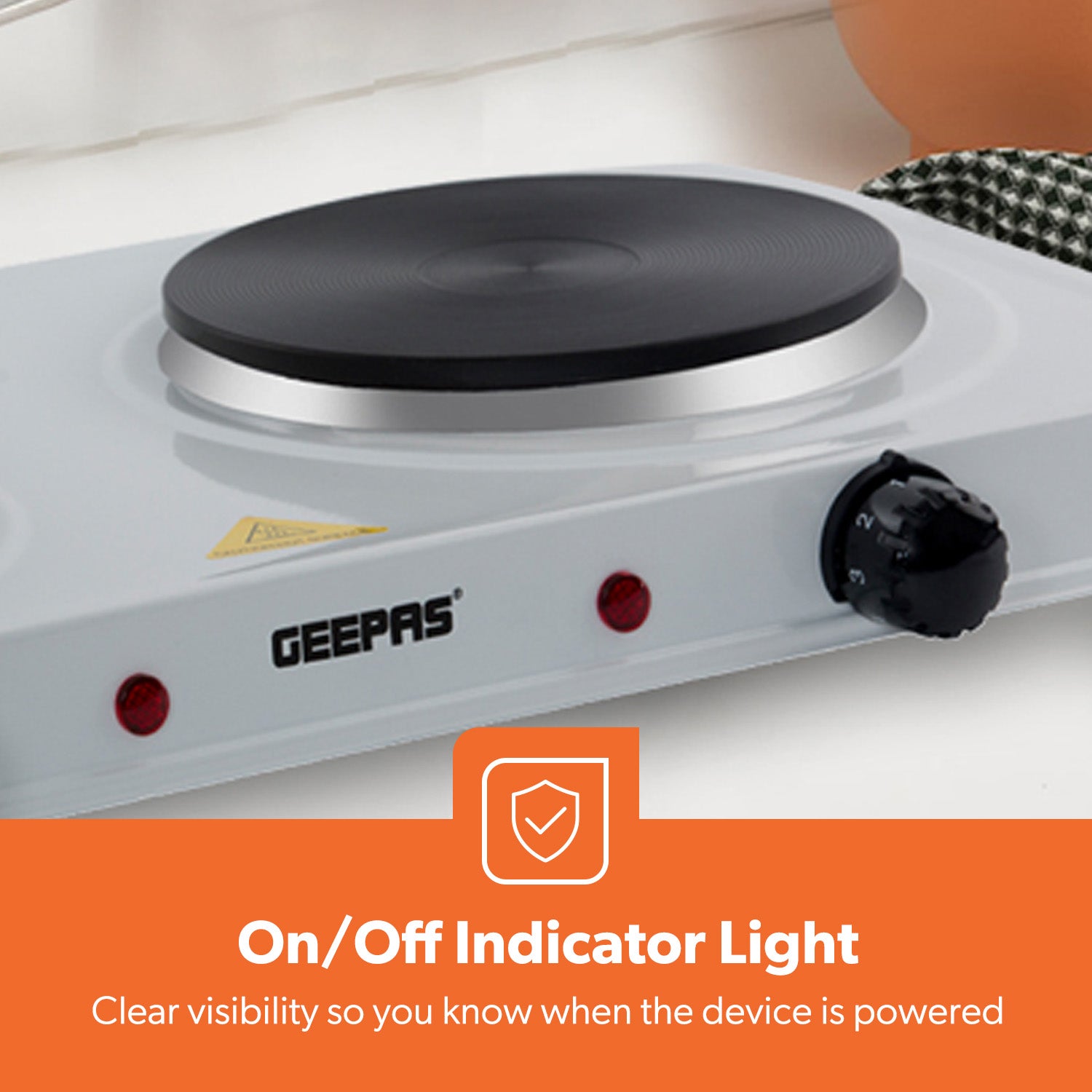 2000W Universal Electric Countertop Double Hot Plate
