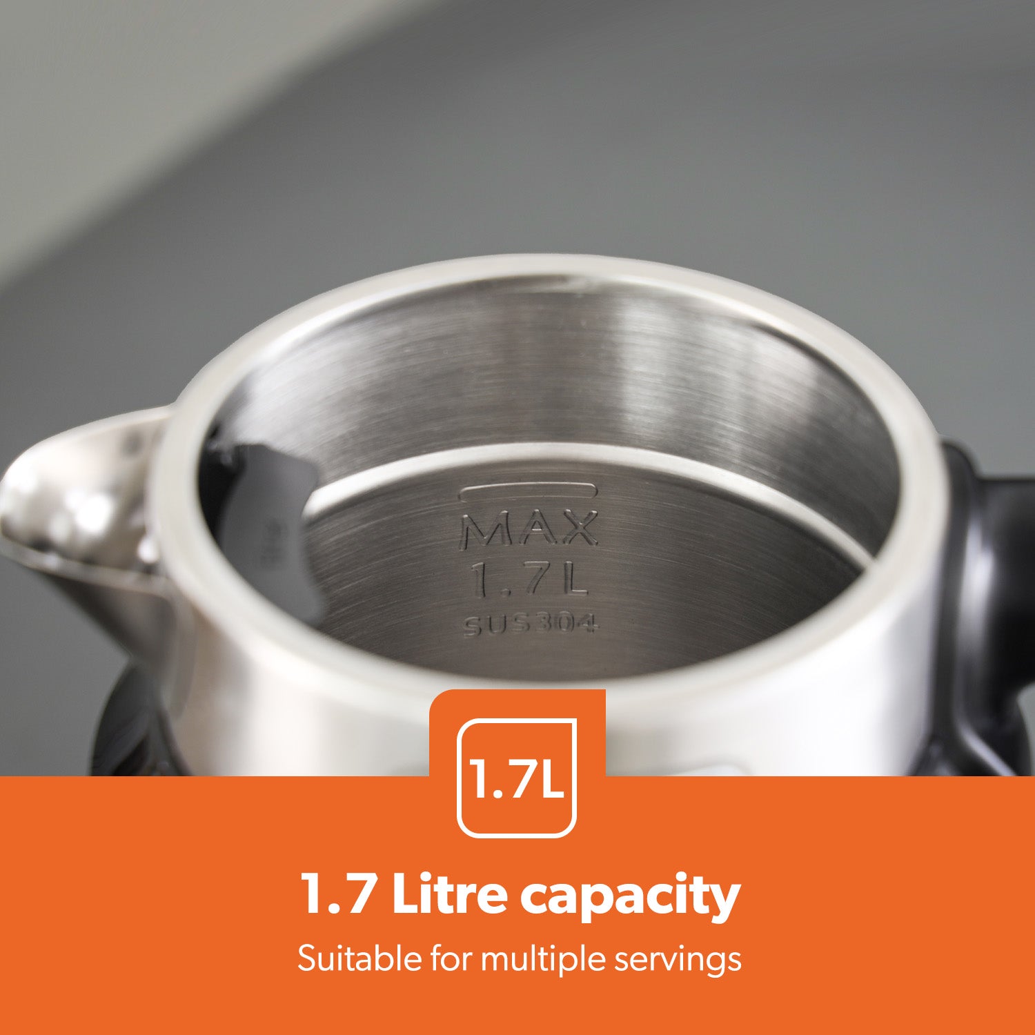 1.7L Stainless-Steel Smart Kettle Alexa Google Voice 2200W