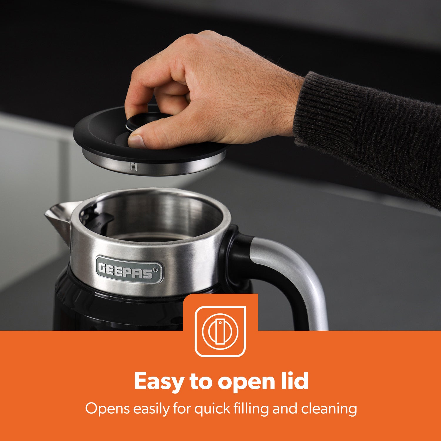 1.7L Stainless-Steel Smart Kettle Alexa Google Voice 2200W