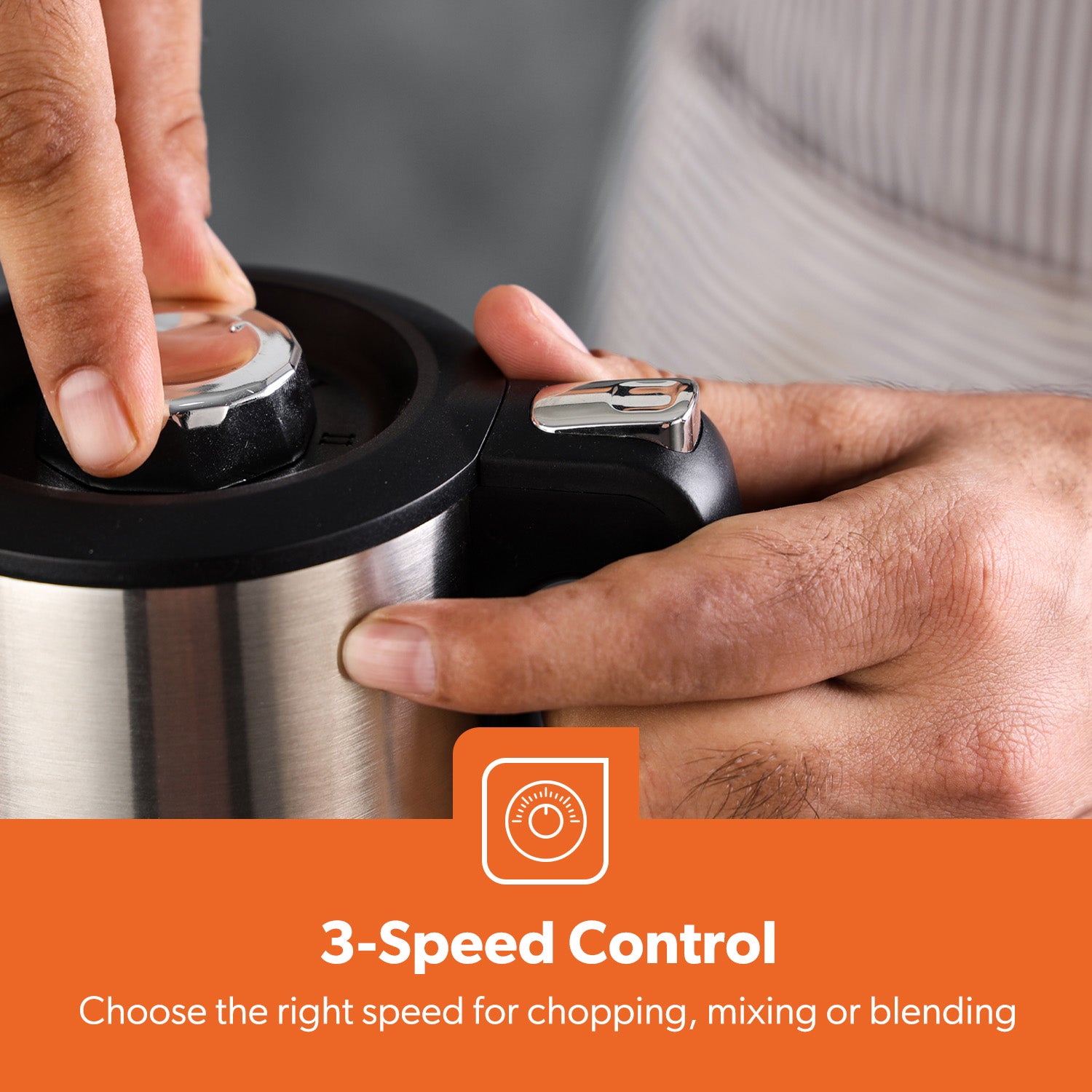 1.2L Two-Speed Food Processor & Mini Chopper 400W