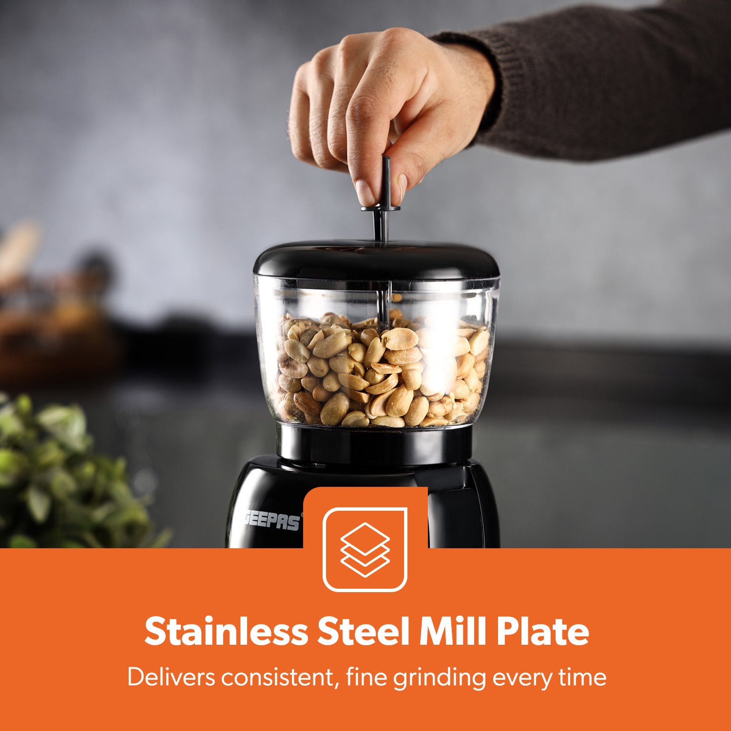 Peanut Butter Maker Electric Grinder Homemade Butter 320ml Storage Cup