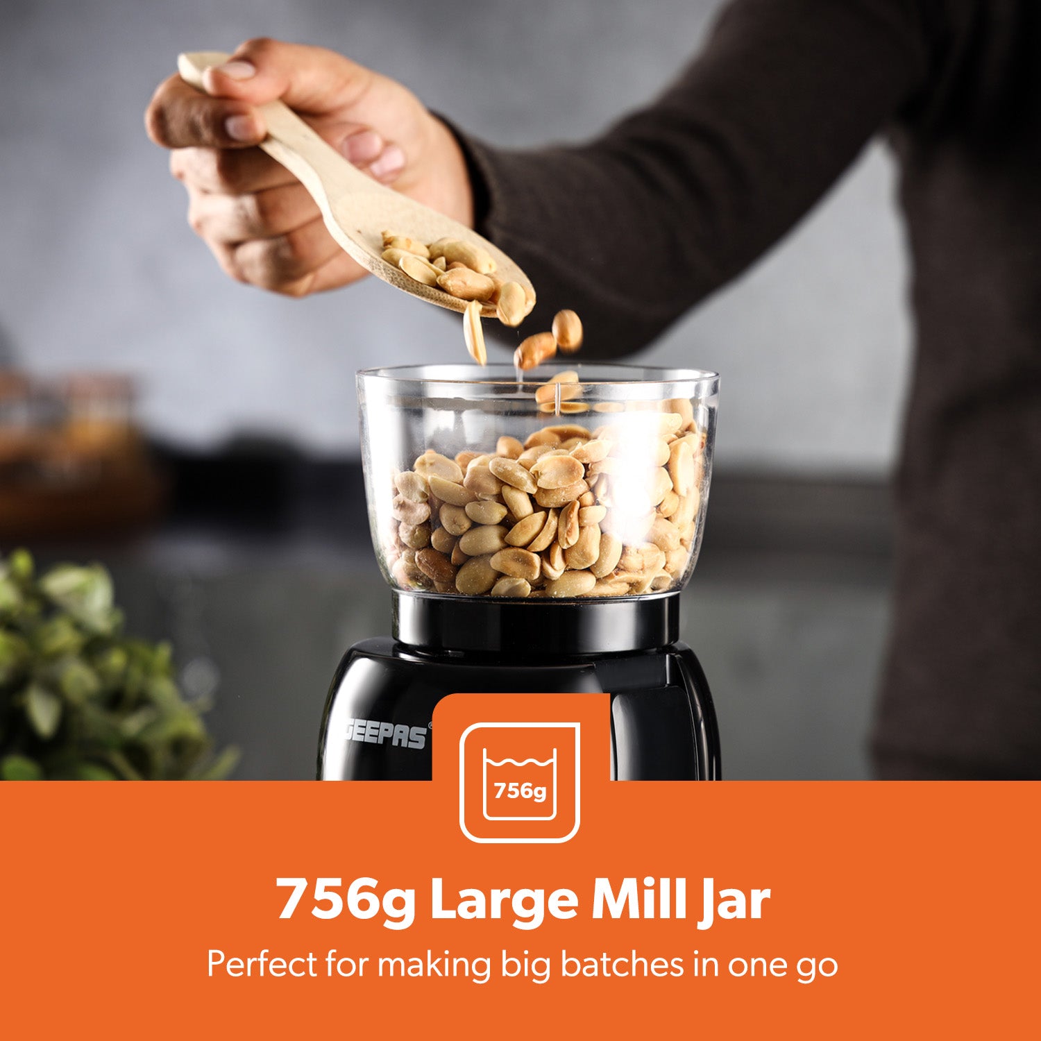 Peanut Butter Maker Electric Grinder Homemade Butter 320ml Storage Cup