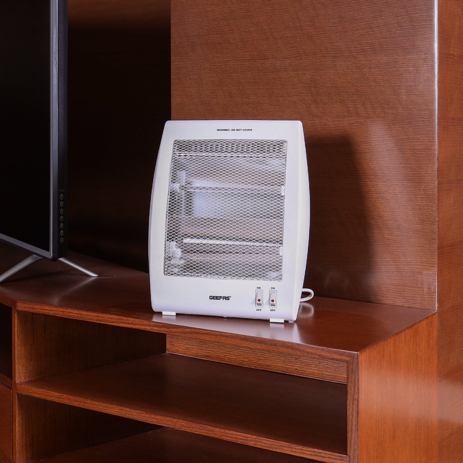 Portable Upright Electric Quartz Halogen Heater 800W