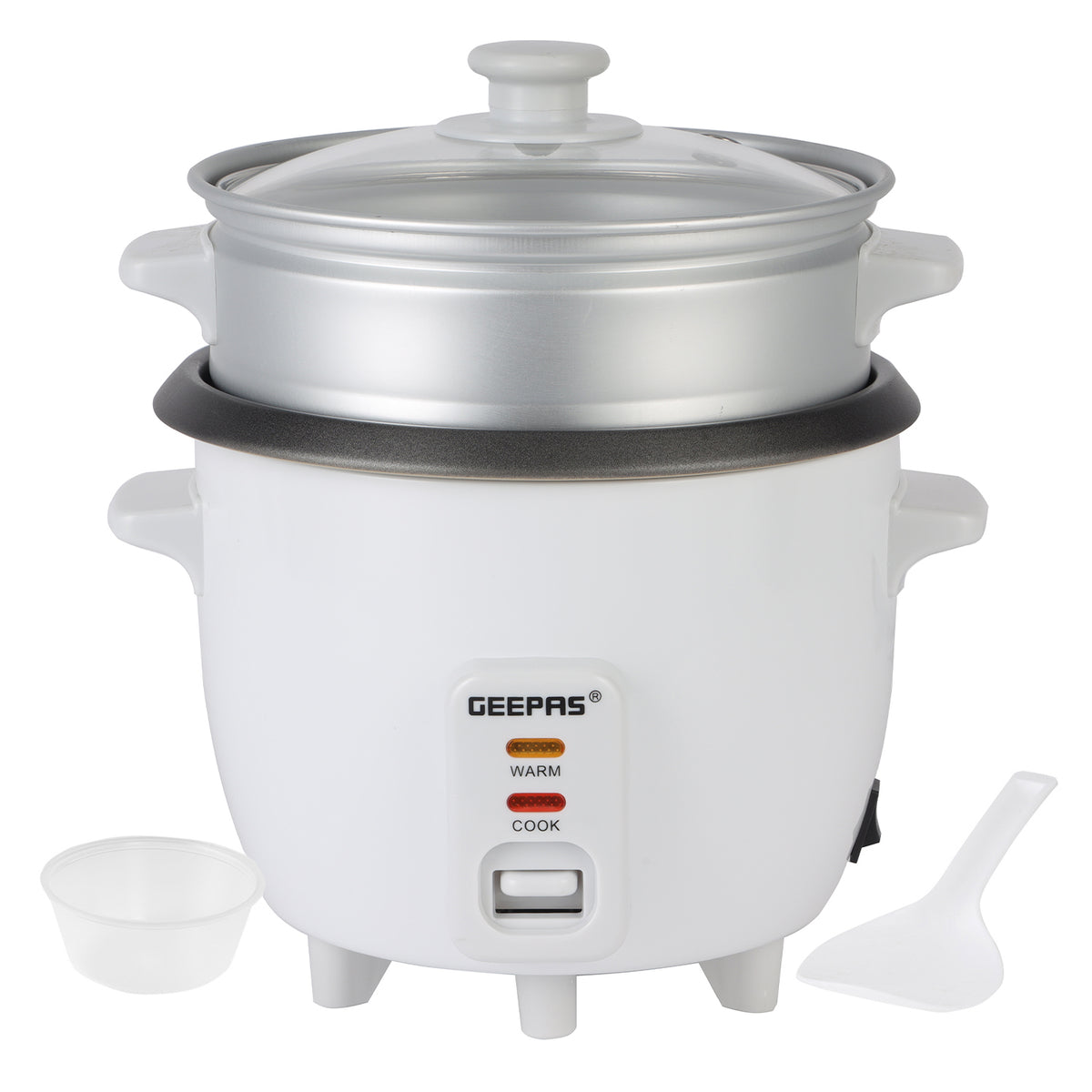 3-In-1 'Smart Steam' Rice Cooker and Steamer 0.6L