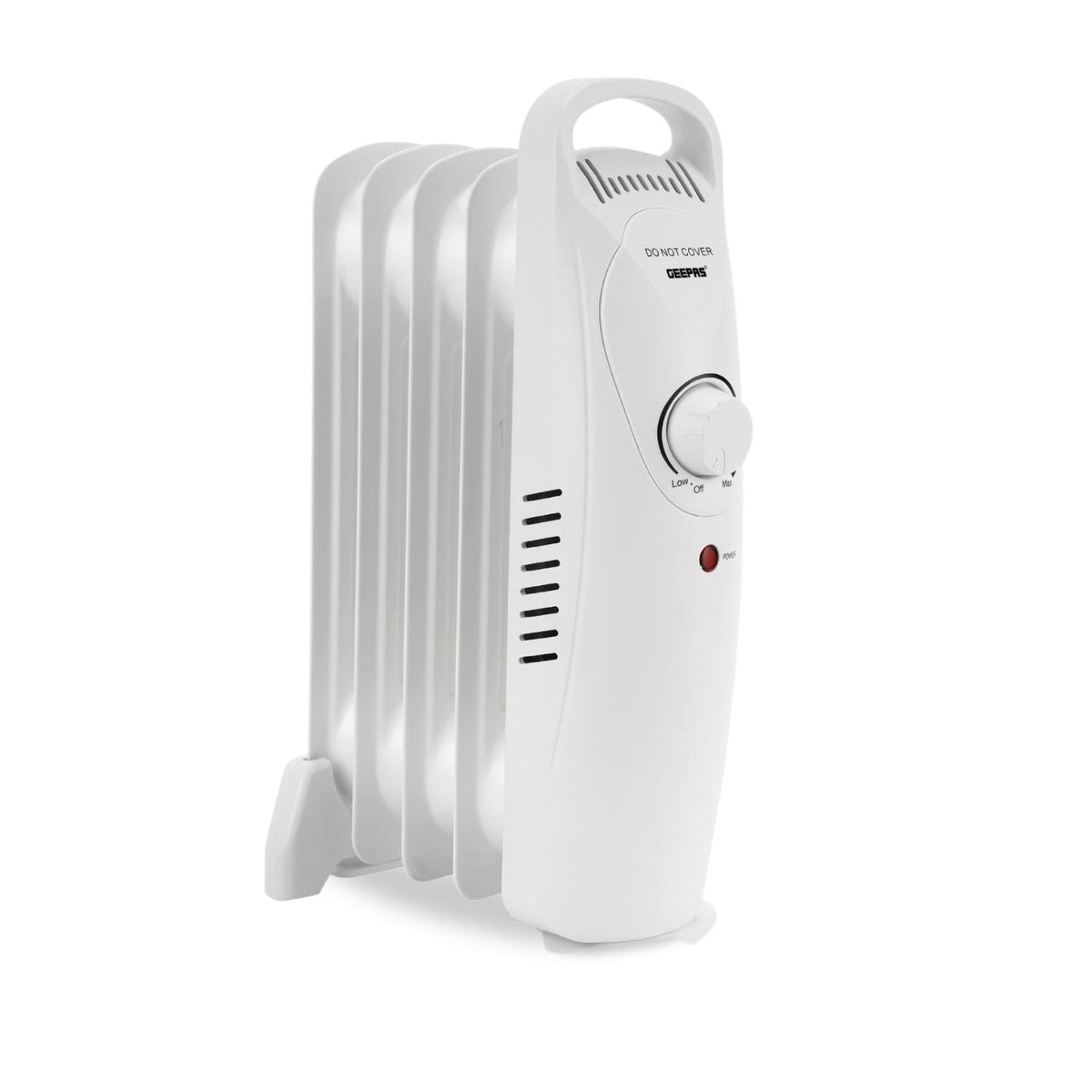 5-Fin White Oil-Filled Radiator 450W Electric Heater