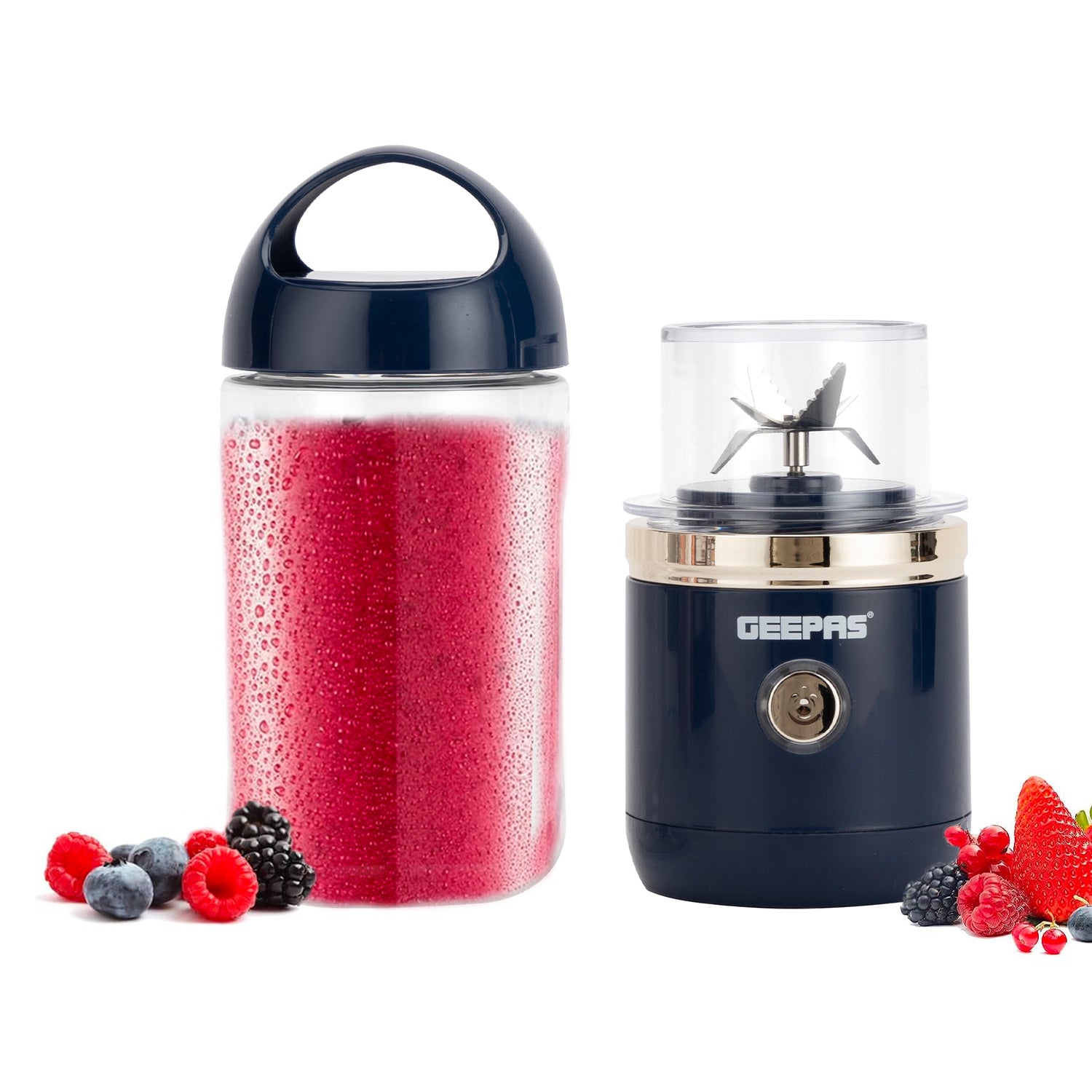 420ml Navy Handheld Rechargeable Portable Mini Blender