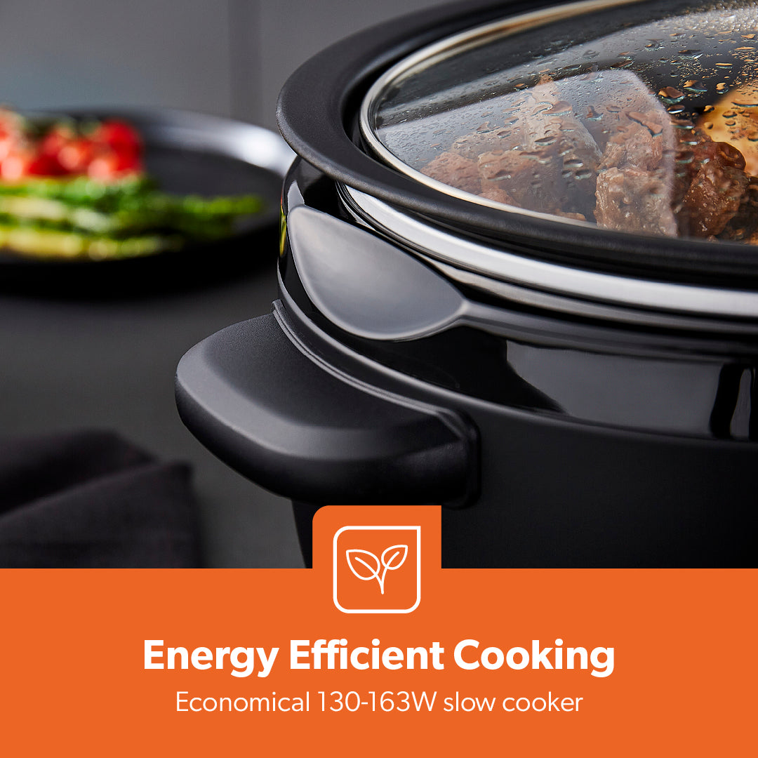 6.5L Black Matt Premium Electric Multi Slow Cooker