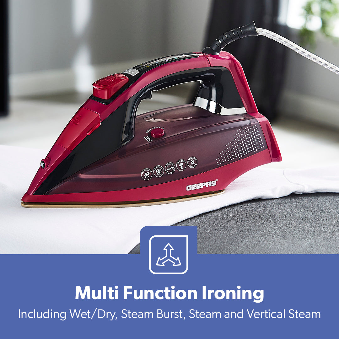 2400W Digital Display Smart Ceramic Steam Iron
