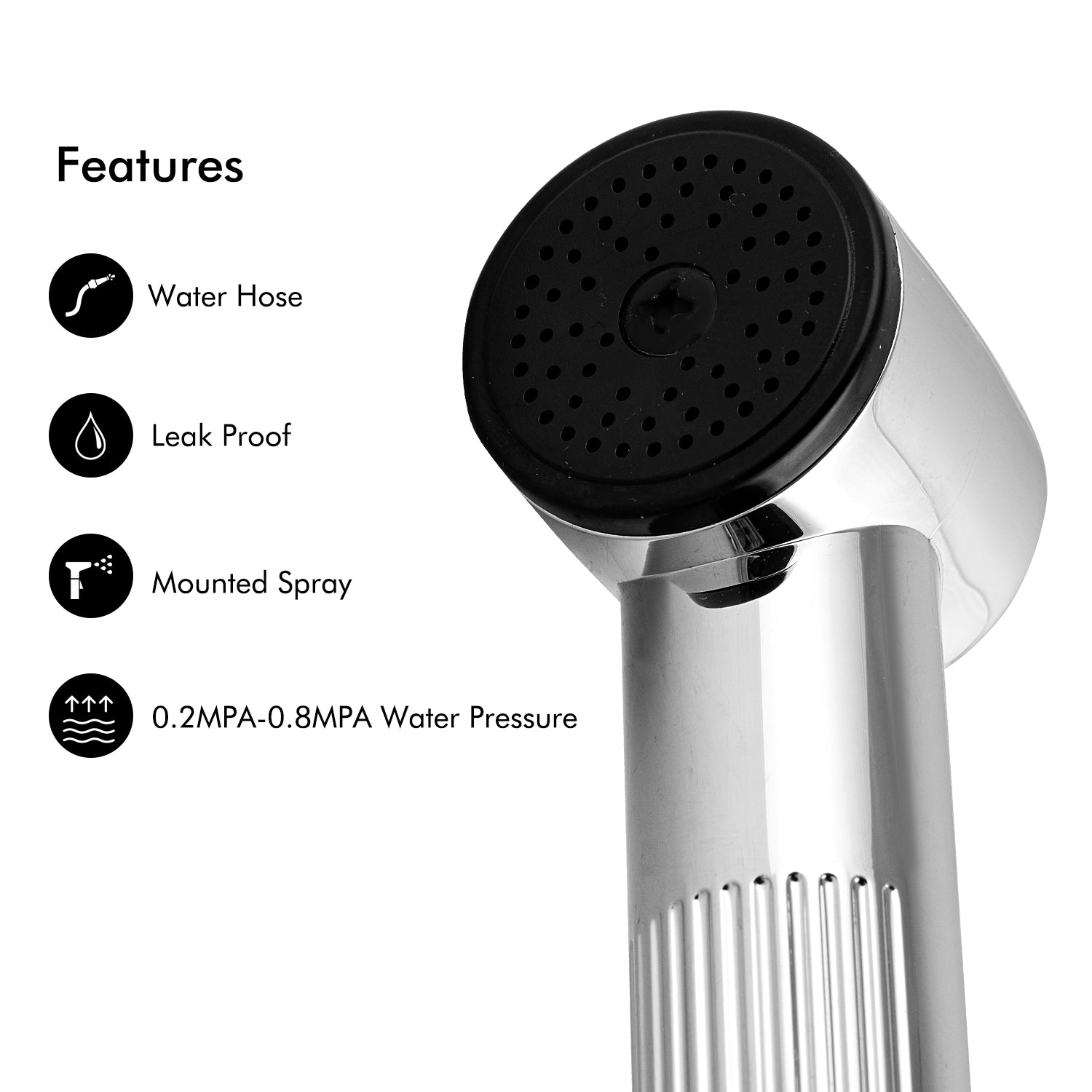 High-Pressure Handheld Toilet Bidet Sprayer Shattaf