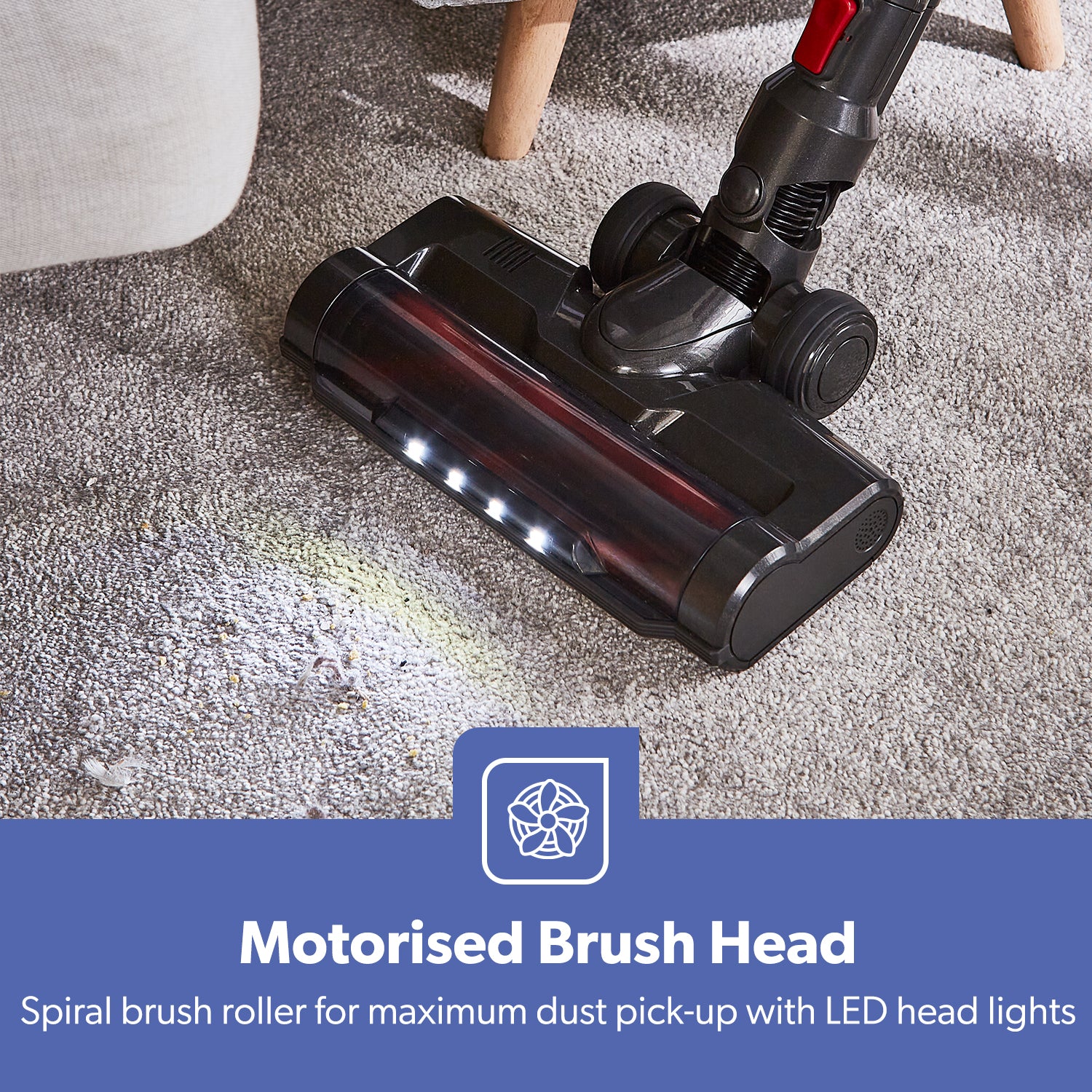 2-in-1 Vacuum Cleaner 600W Stick & Handheld Bagless Lightweight