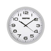 3D Simple Black and White Wall Clock