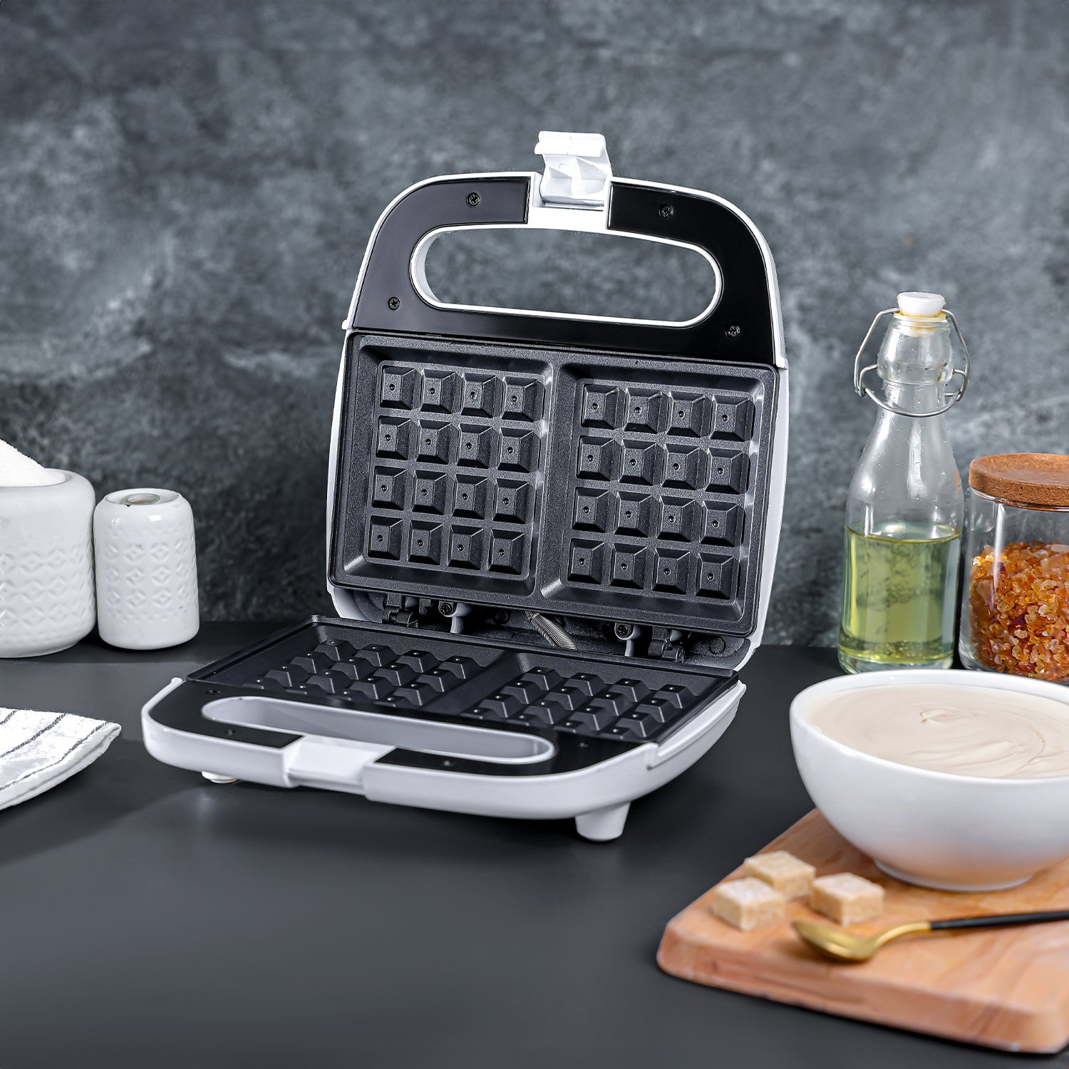 Two-Slice Non-Stick Belgian Waffle Maker