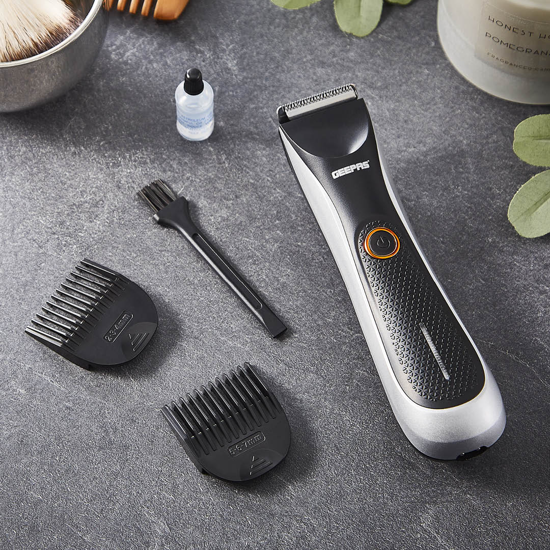 Pro Shield Rechargeable Hair and Beard Trimmer With Light