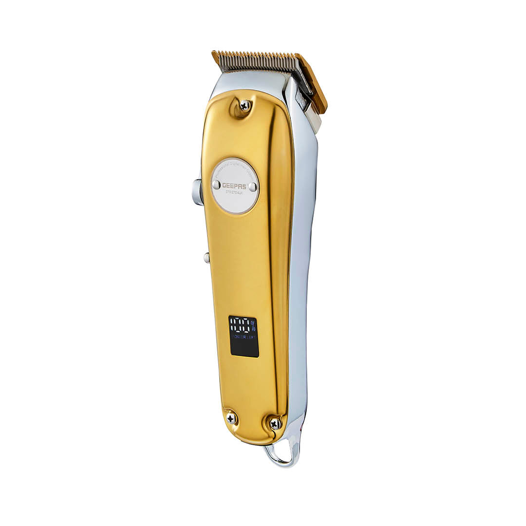 Professional Golden Hair Clipper and Precision Trimmer