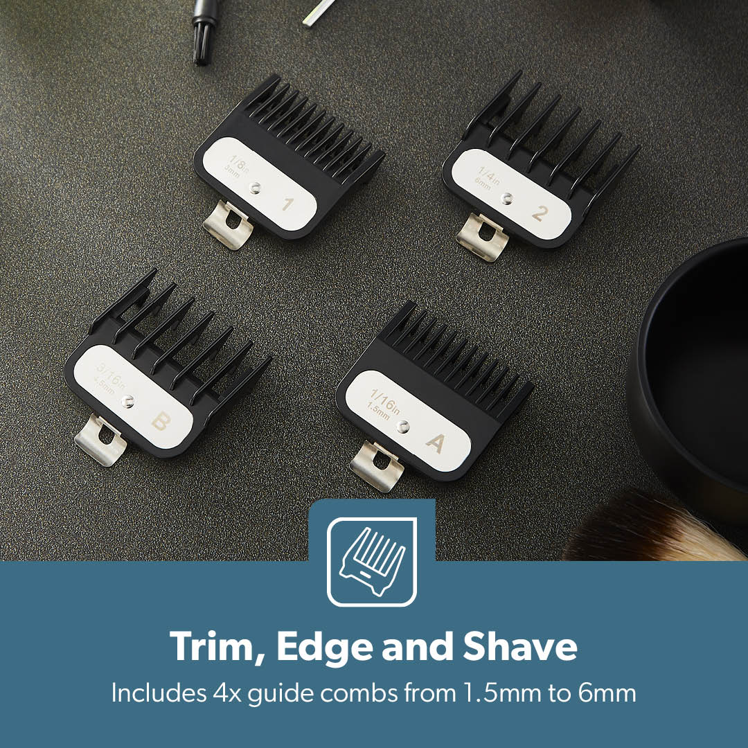 Professional Golden Hair Clipper and Precision Trimmer