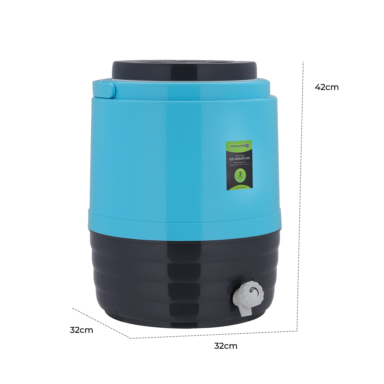 20L Reusable Insulated Water Cooler and Carrier