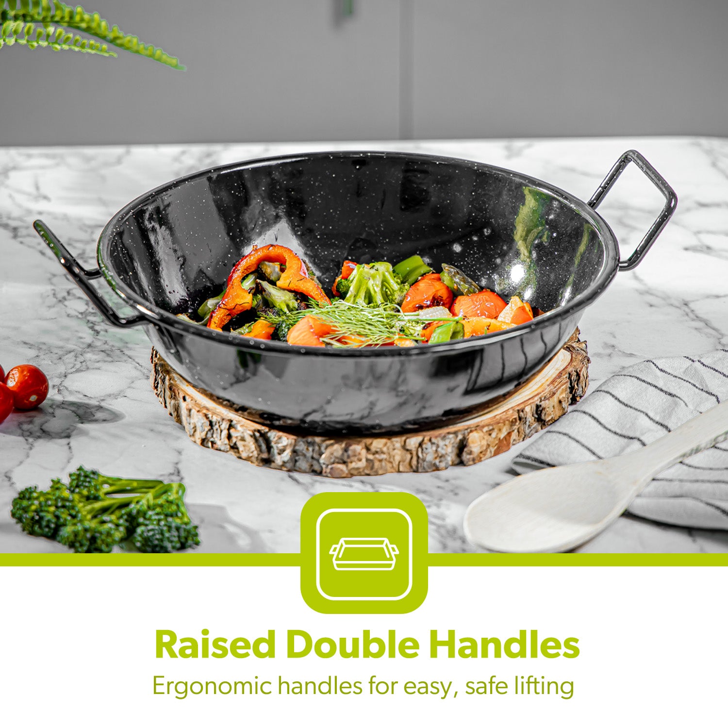 Non-Stick Authentic Wok Stir Fry Pans (20cm-34cm)