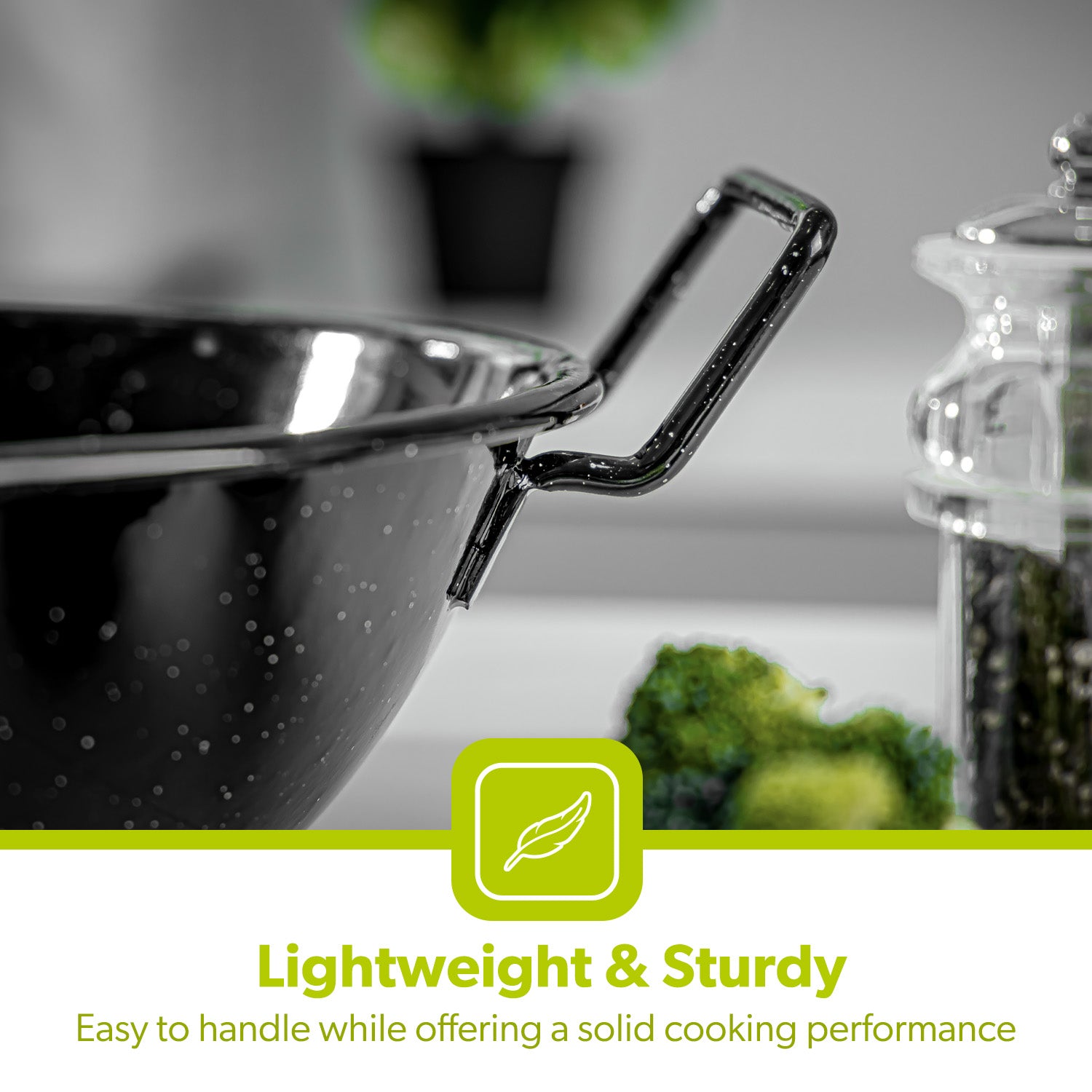 Non-Stick Authentic Wok Stir Fry Pans (20cm-34cm)