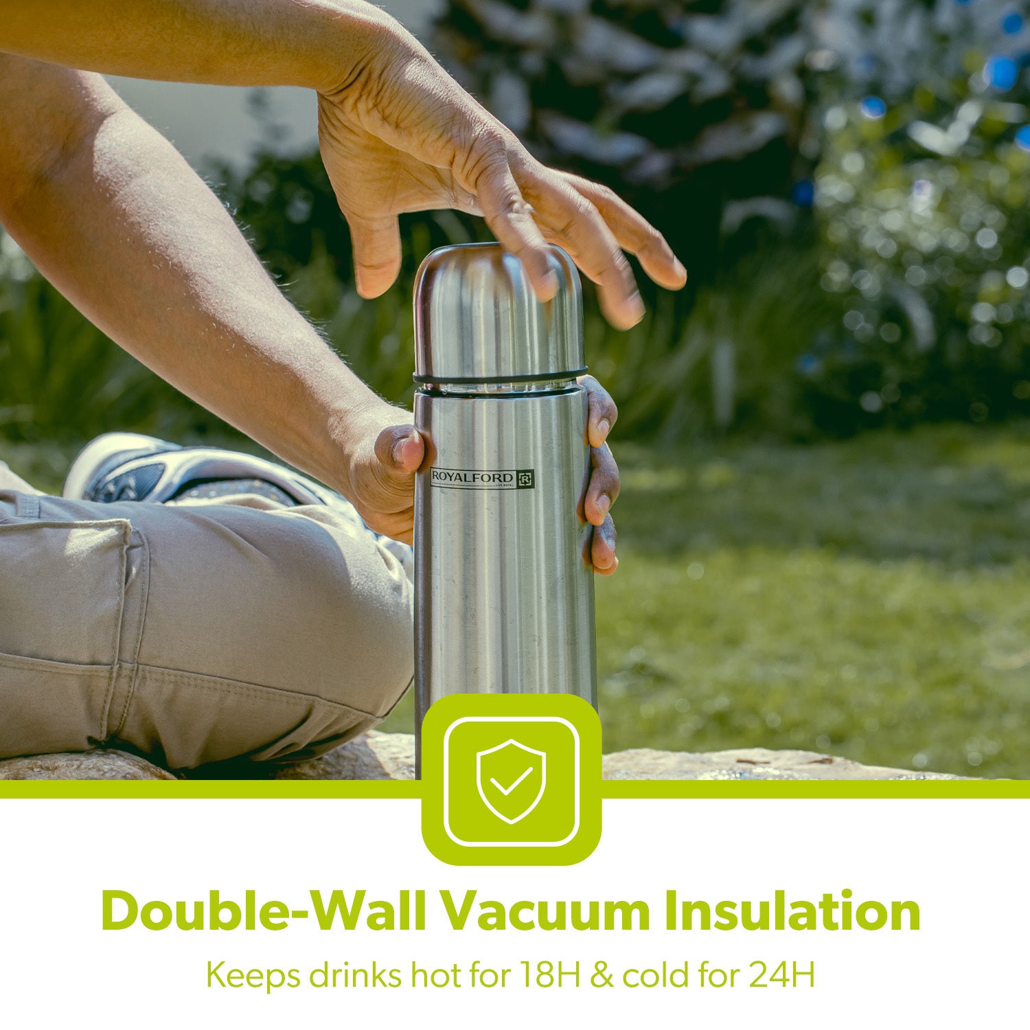 350ml Insulated Stainless Steel Flask Bottle