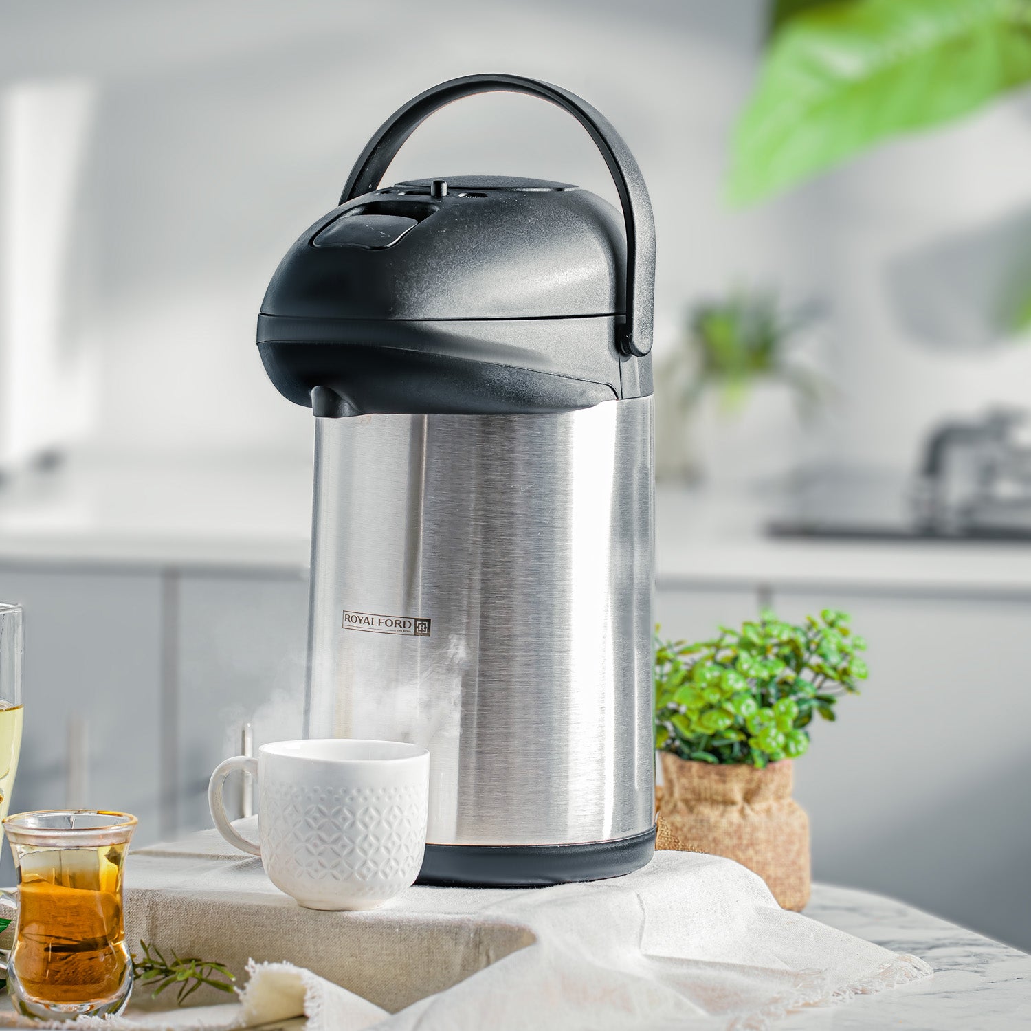 5L Stainless Steel Airpot Flask and Insulated Urn