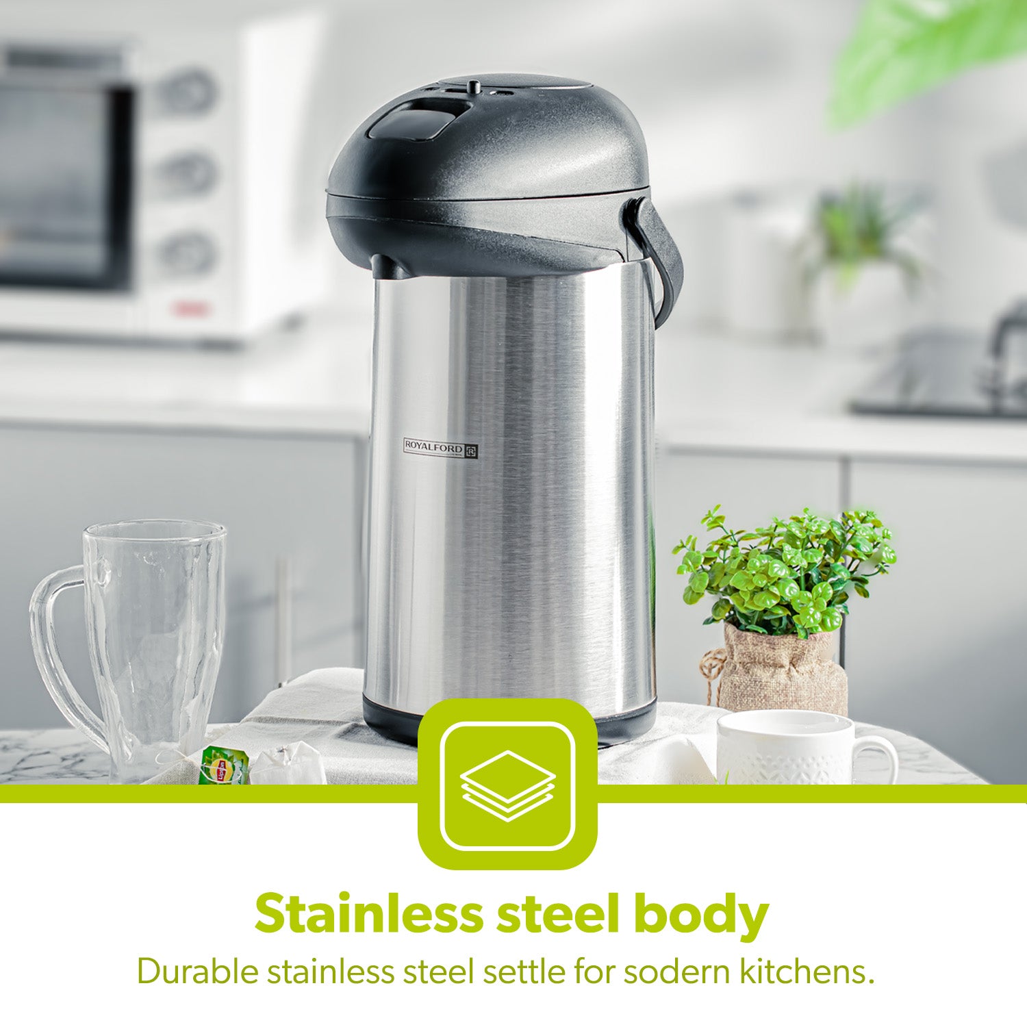5L Stainless Steel Airpot Flask and Insulated Urn