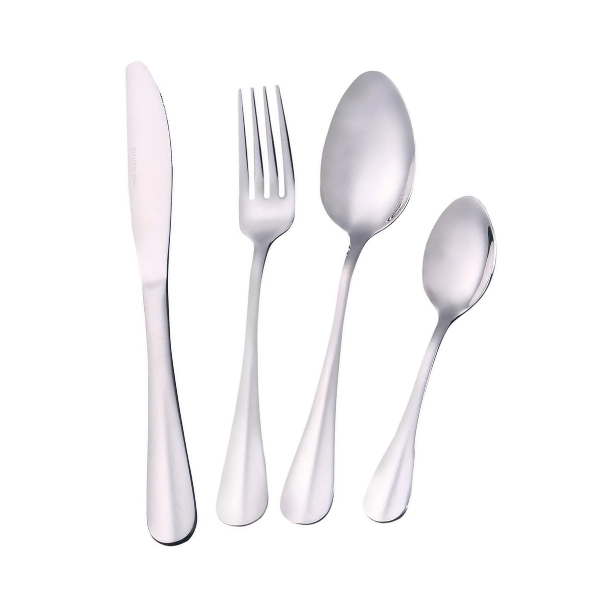 Matt Stainless Steel 16-Piece Cutlery Set Tableware
