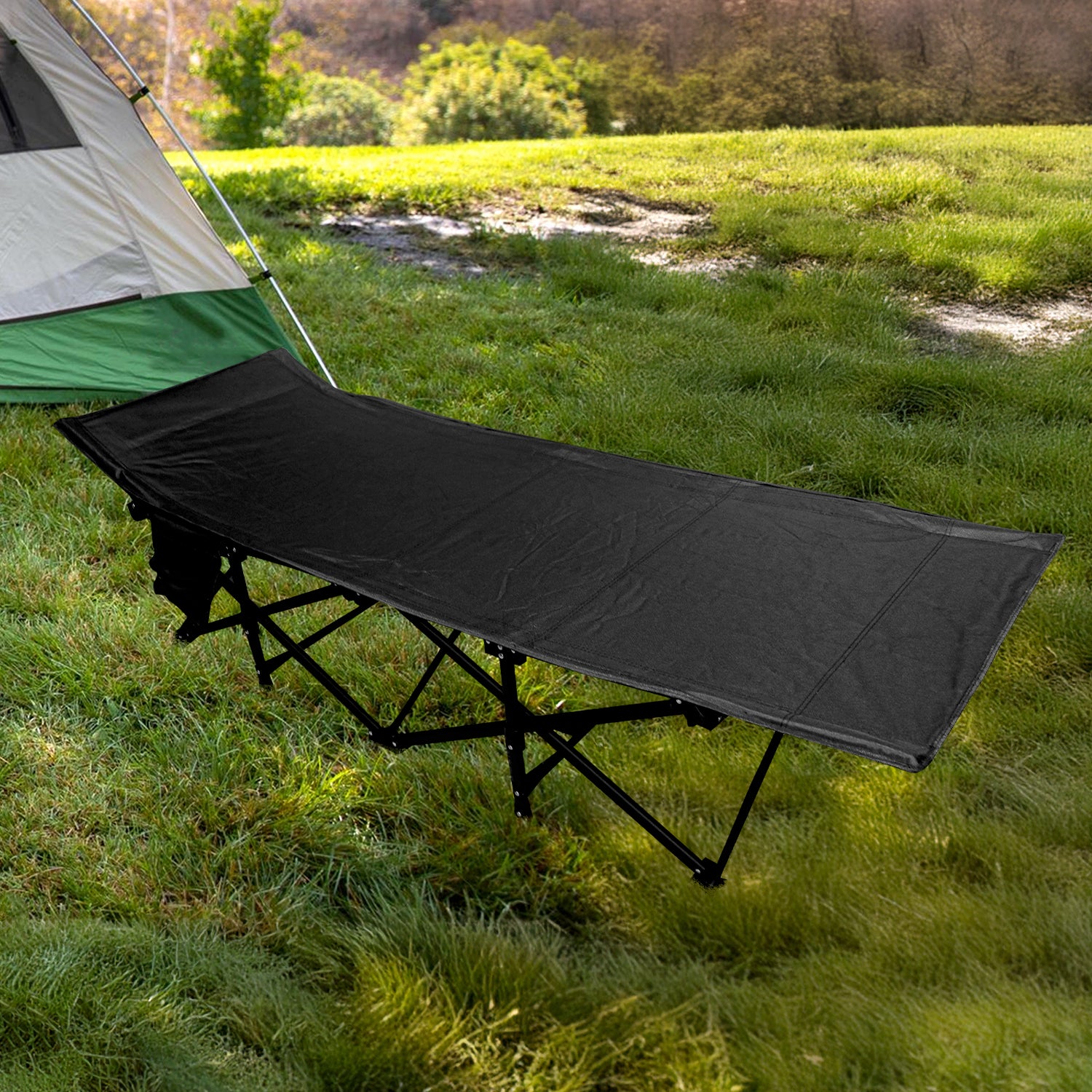 Single Mesh Folding Outdoor and Camping Bed