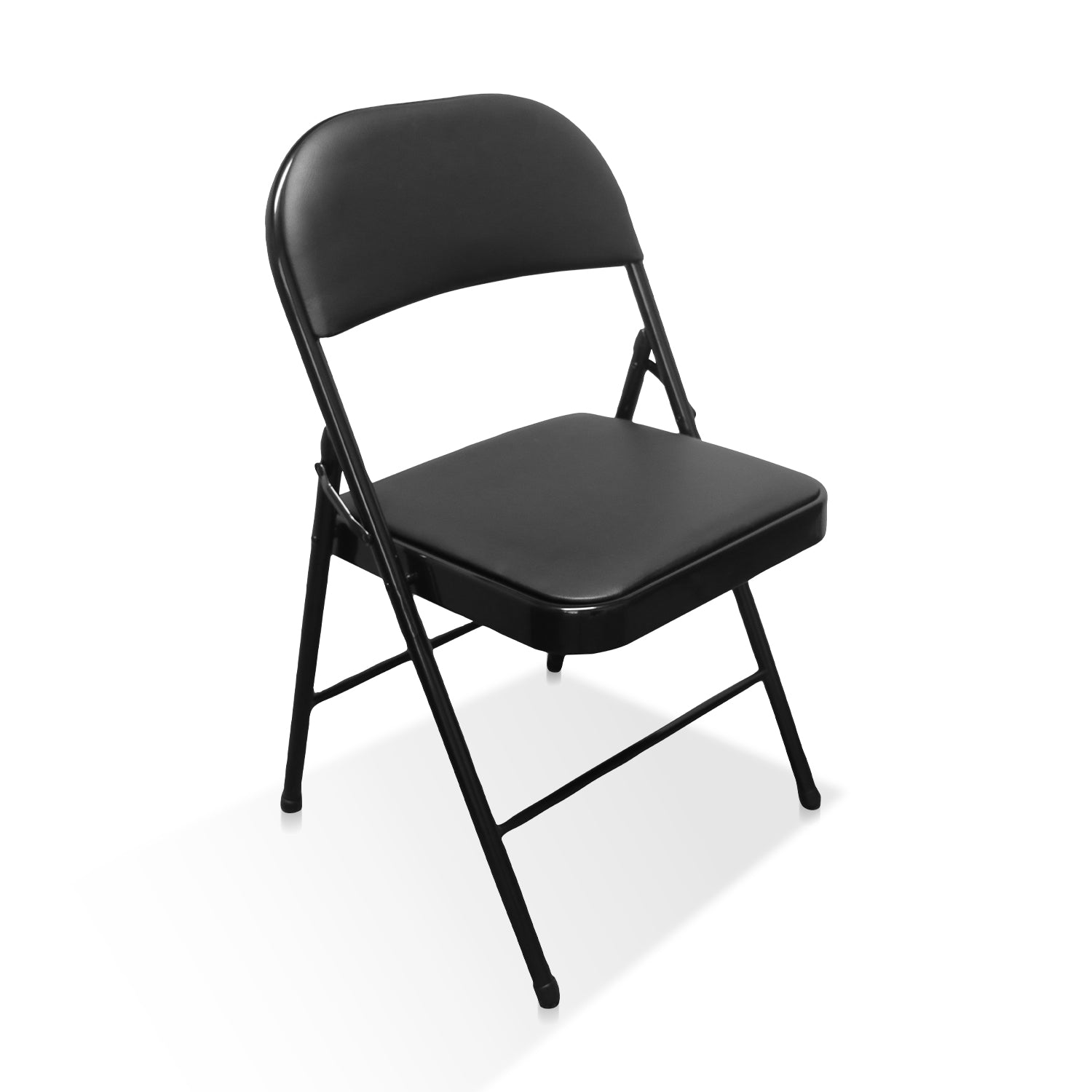Black Indoor & Outdoor Padded Folding Chairs