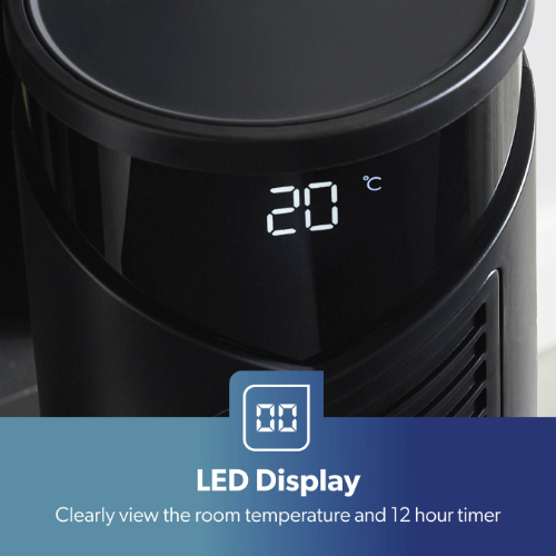 37" Smart Tower Fan With Remote Control - Natural Breeze Mode