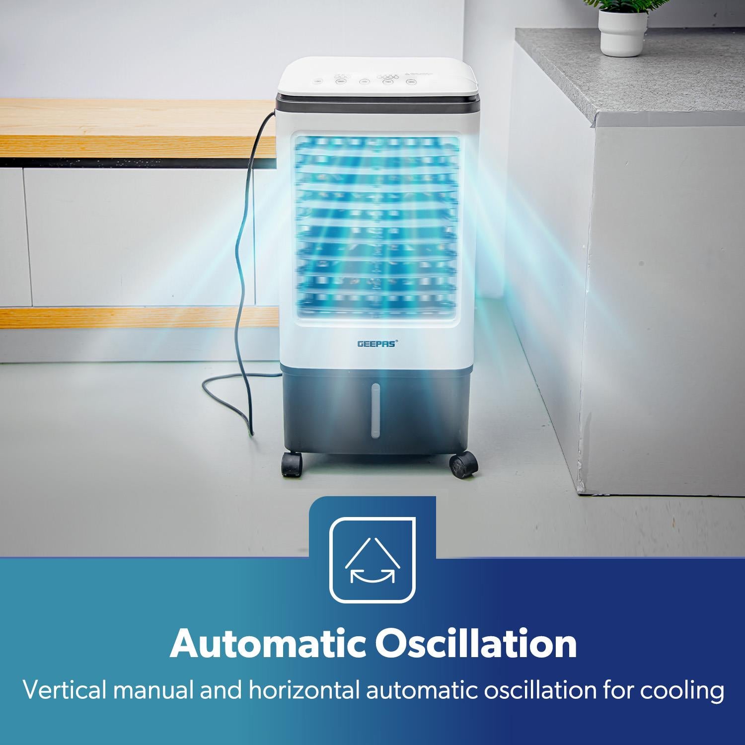20L Portable Oscillating Evaporative Air Cooler & Conditioner