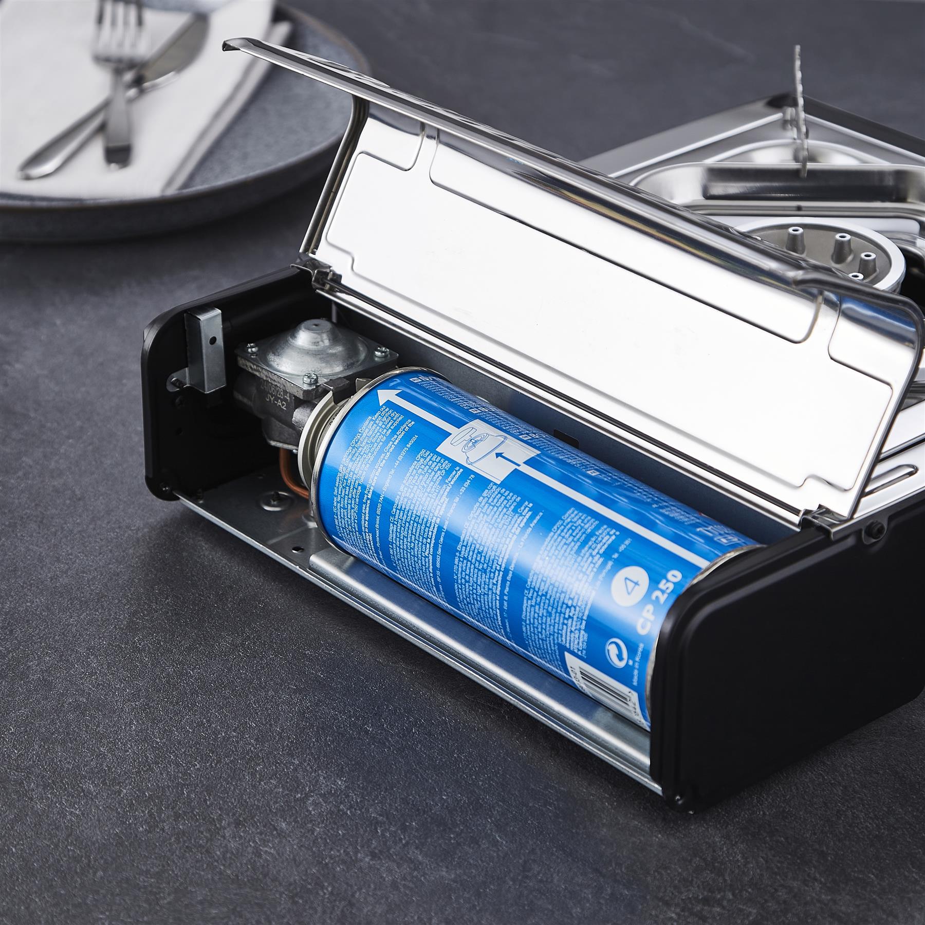 2-In-1 Single Camping Gas Stove With Carry Case