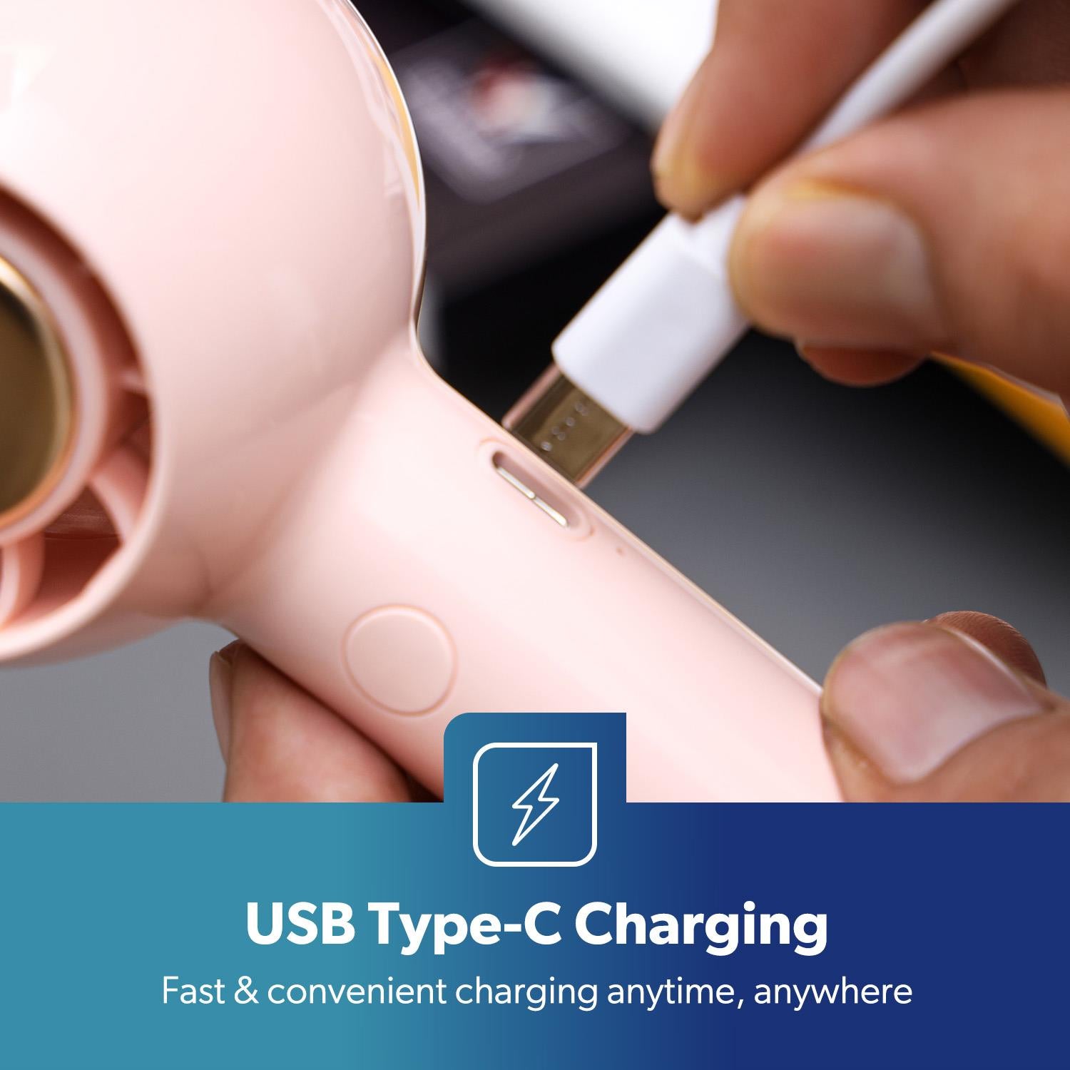 Pack Of 2 Jet Handheld USB Mini Fans