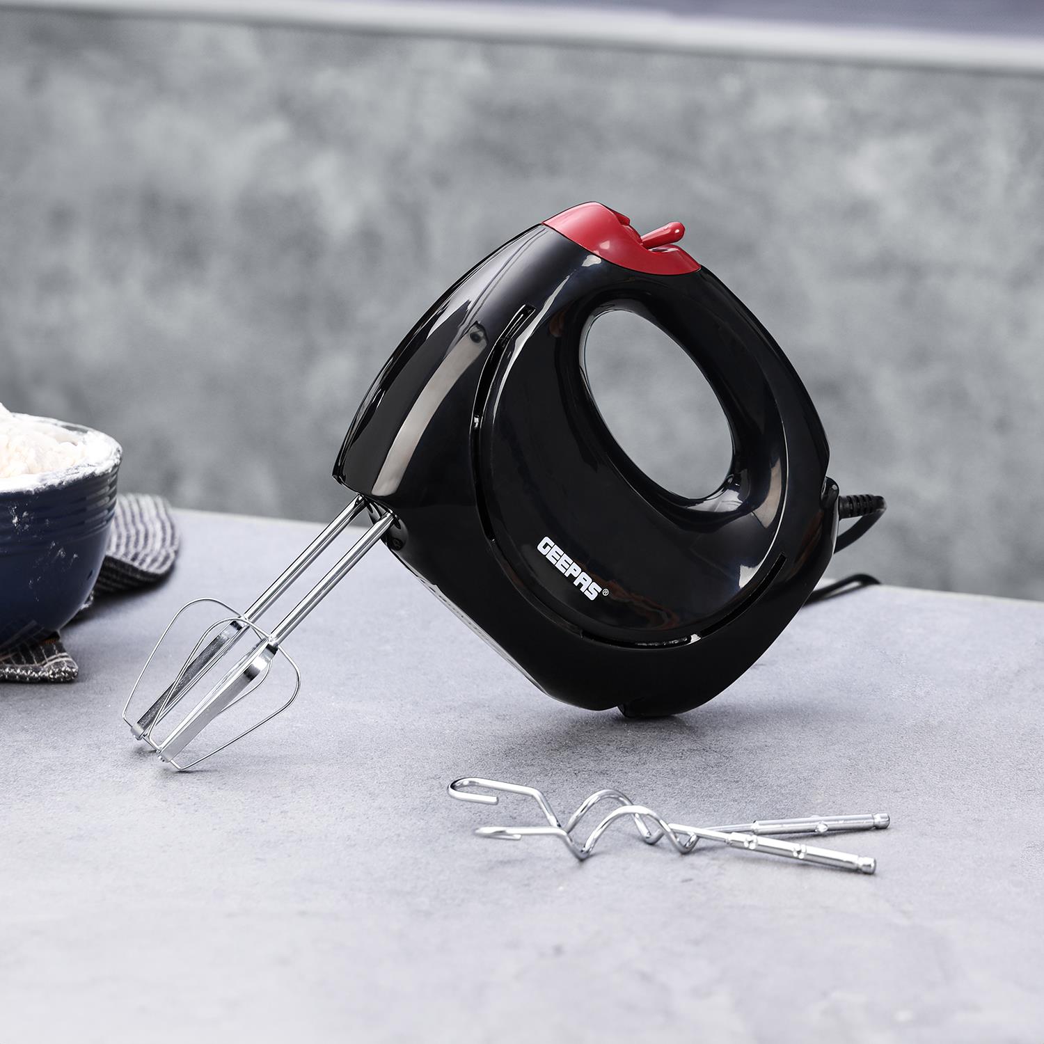 Hand Mixer & Hand Blender Whisk Handheld Black Bundle