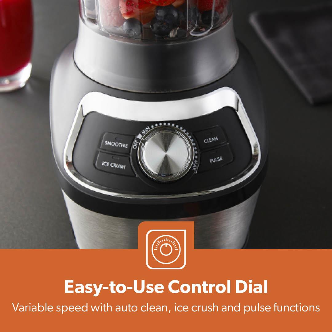 1.8L Quad-Blade 1200W Stand Blender With Variable Speed & Pulse