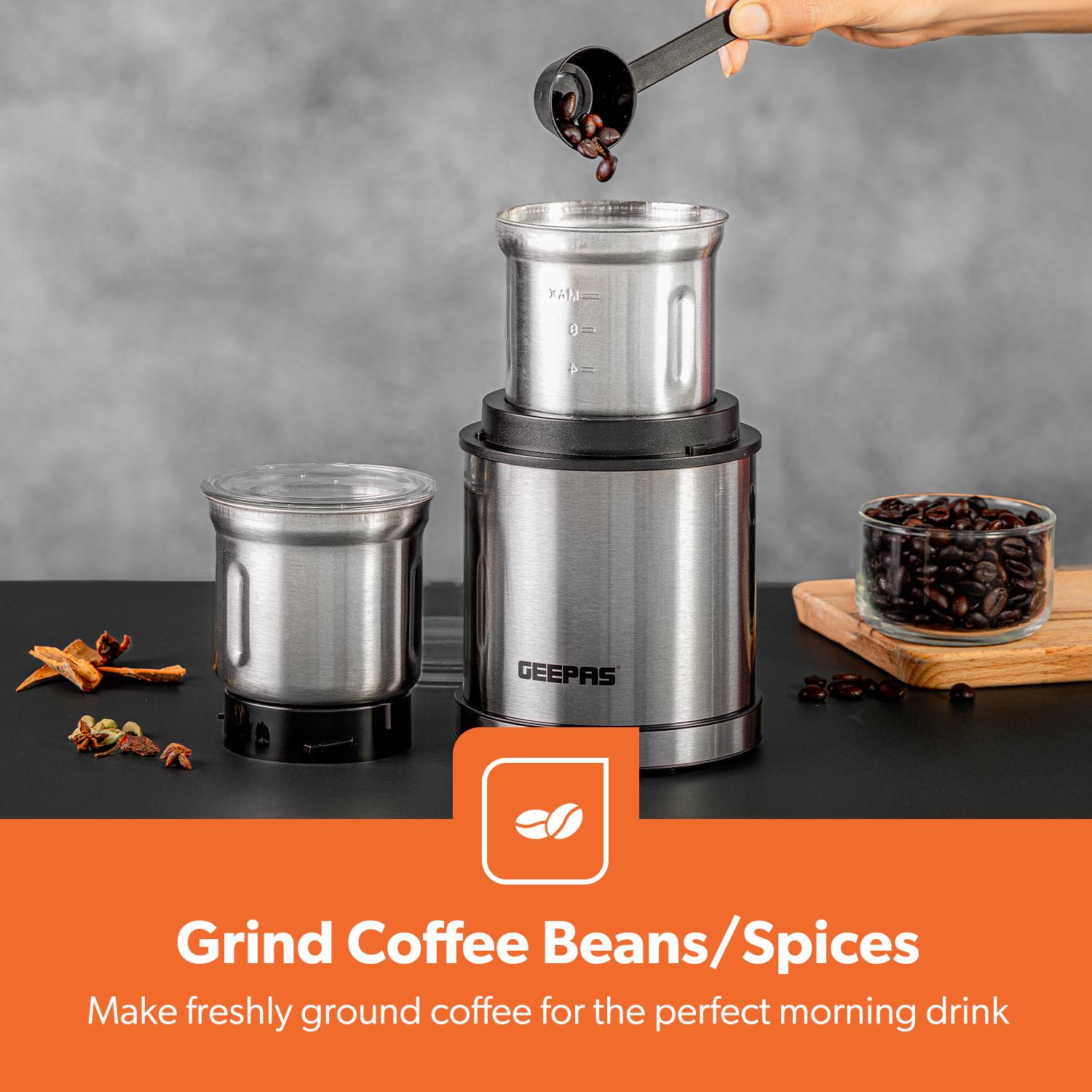 20-Bar Espresso and Cappuccino Coffee Machine With 200W Coffee Grinder