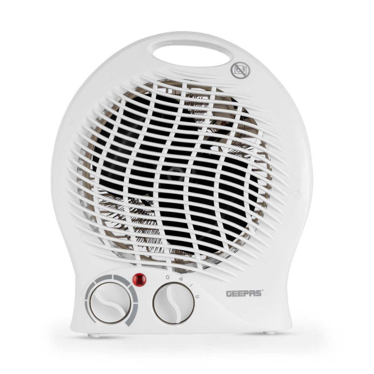 2000W Adjustable 2-In-1 Fan Heater With 2 Heat Settings