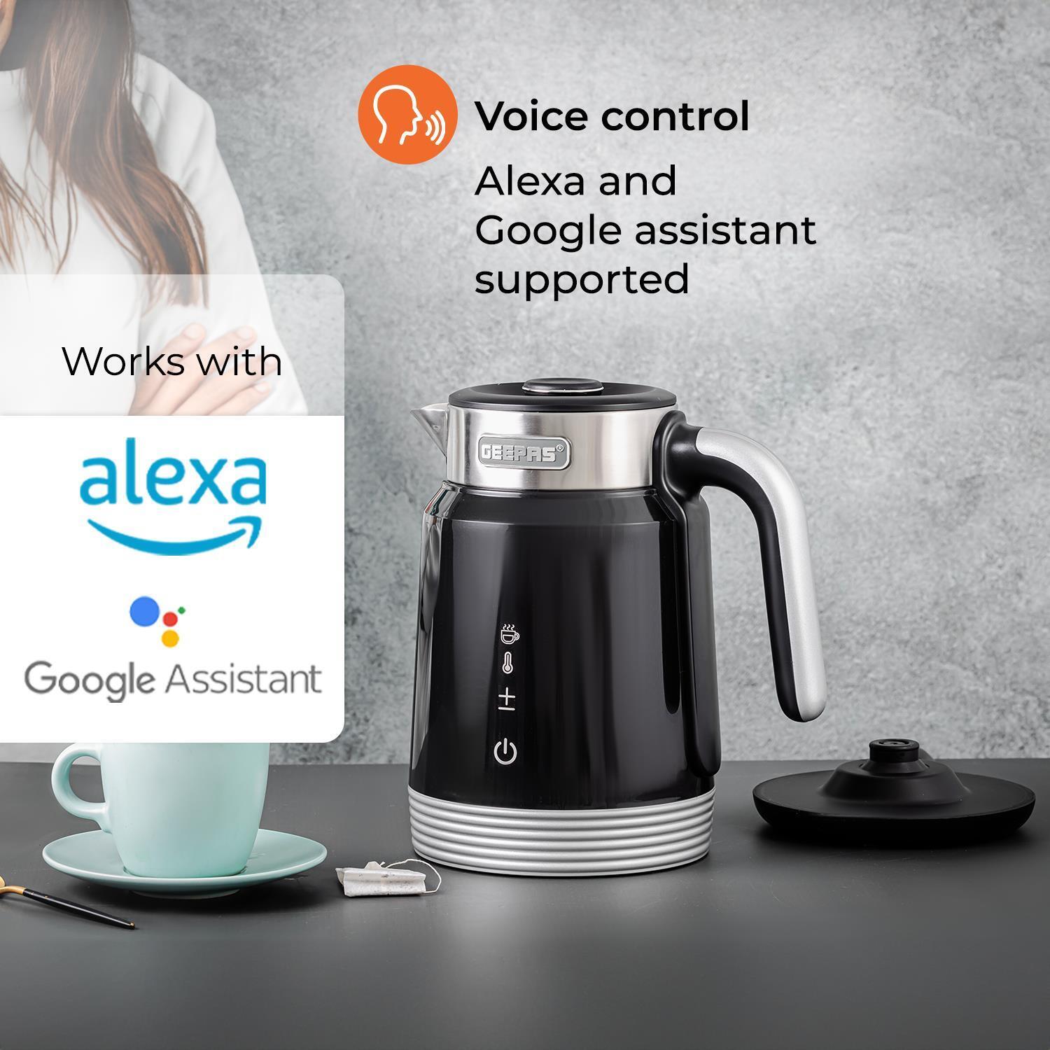 1.7L Alexa Smart Kettle & 4-Slice Toaster Combo Set