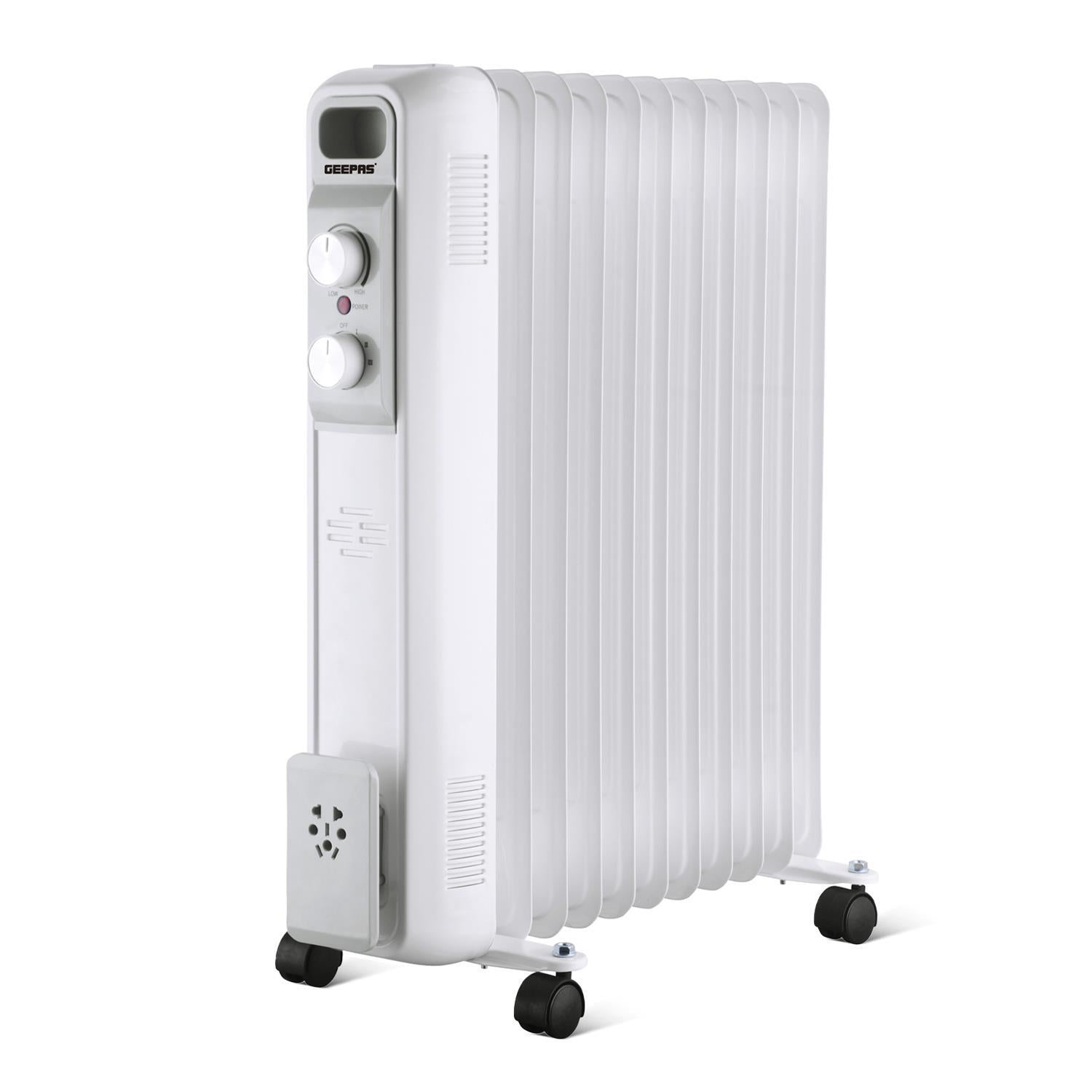Portable Electric Radiator Heater with Adjustable Thermostat