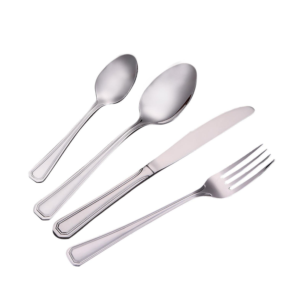 16-Piece Stainless Steel Tableware Cutlery Set