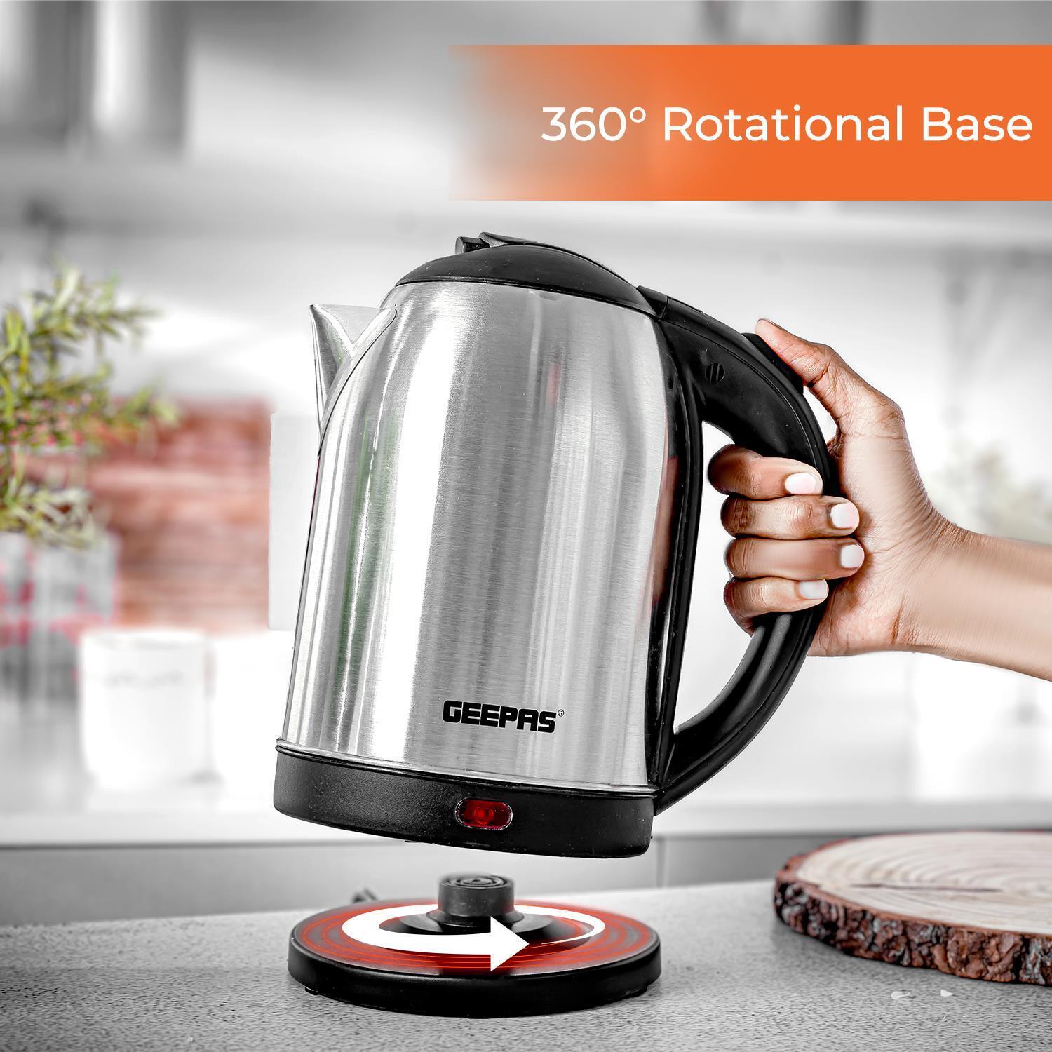 1.8L Electric Kettle 4 Slice Bread Toaster & 20L Microwave Kitchen Set