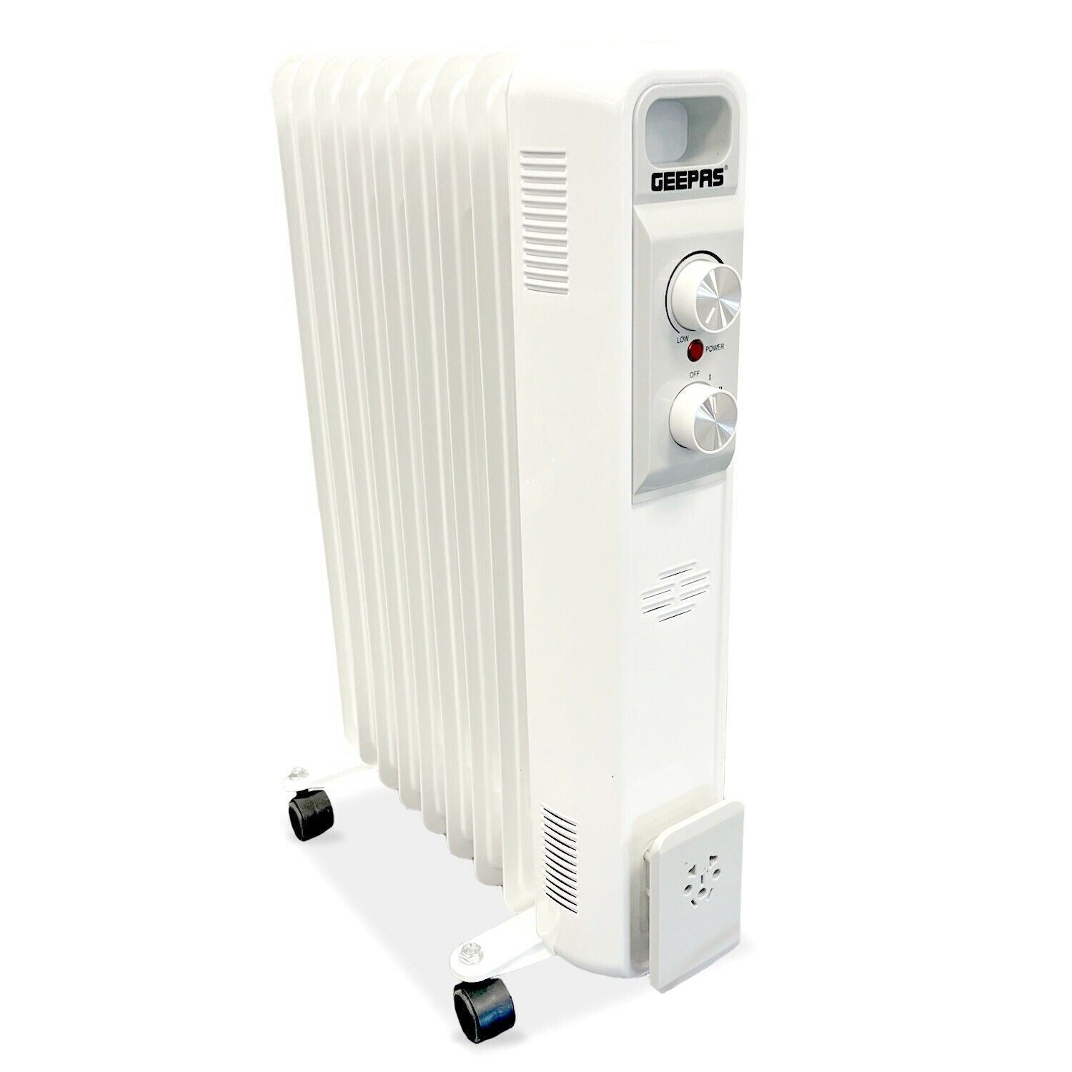Portable Electric Radiator Heater with Adjustable Thermostat