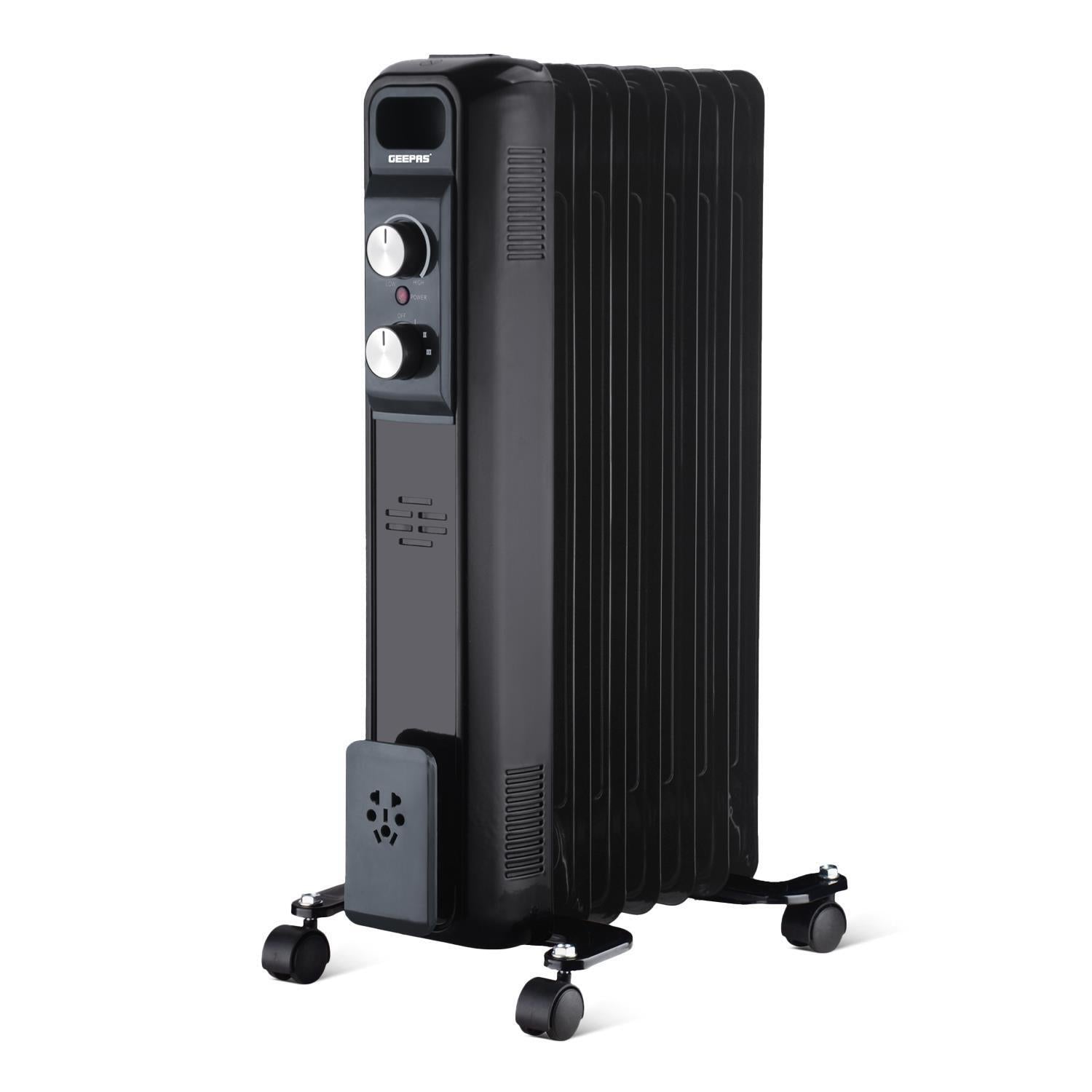 Portable Electric Radiator Heater with Adjustable Thermostat